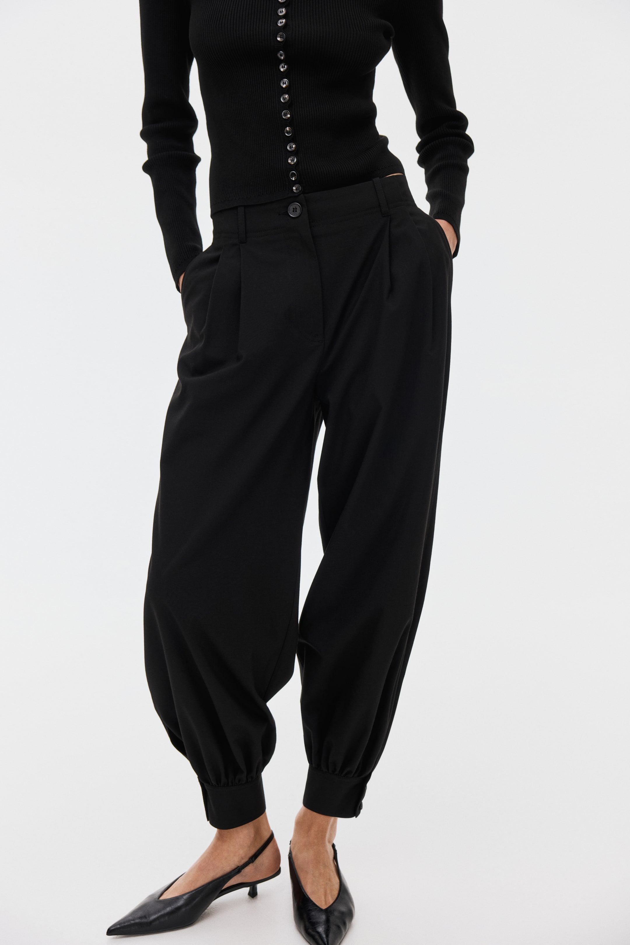 Pantalon à jambes ballon