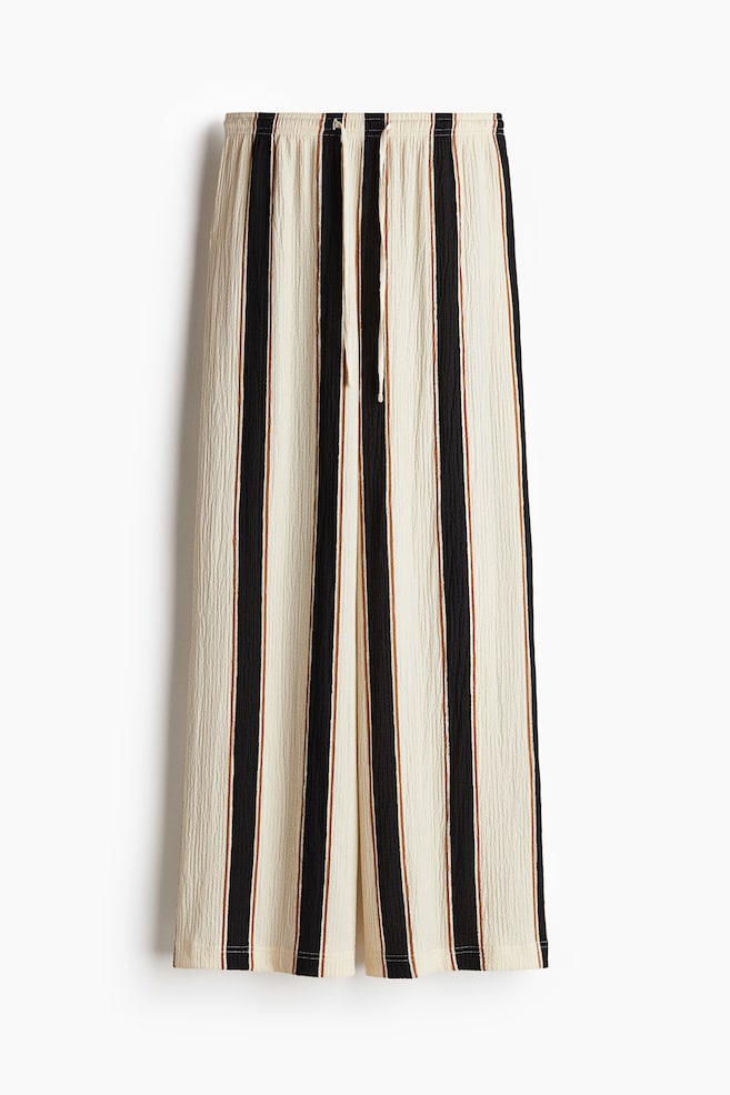 Pantalón ancho - Crema/Franjas/Negro/Café oscuro/Rayado/Beige claro/Franjas/Café oscuro/Rojo teja oscuro/Verde caqui oscuro/Rosa tenue claro - 1