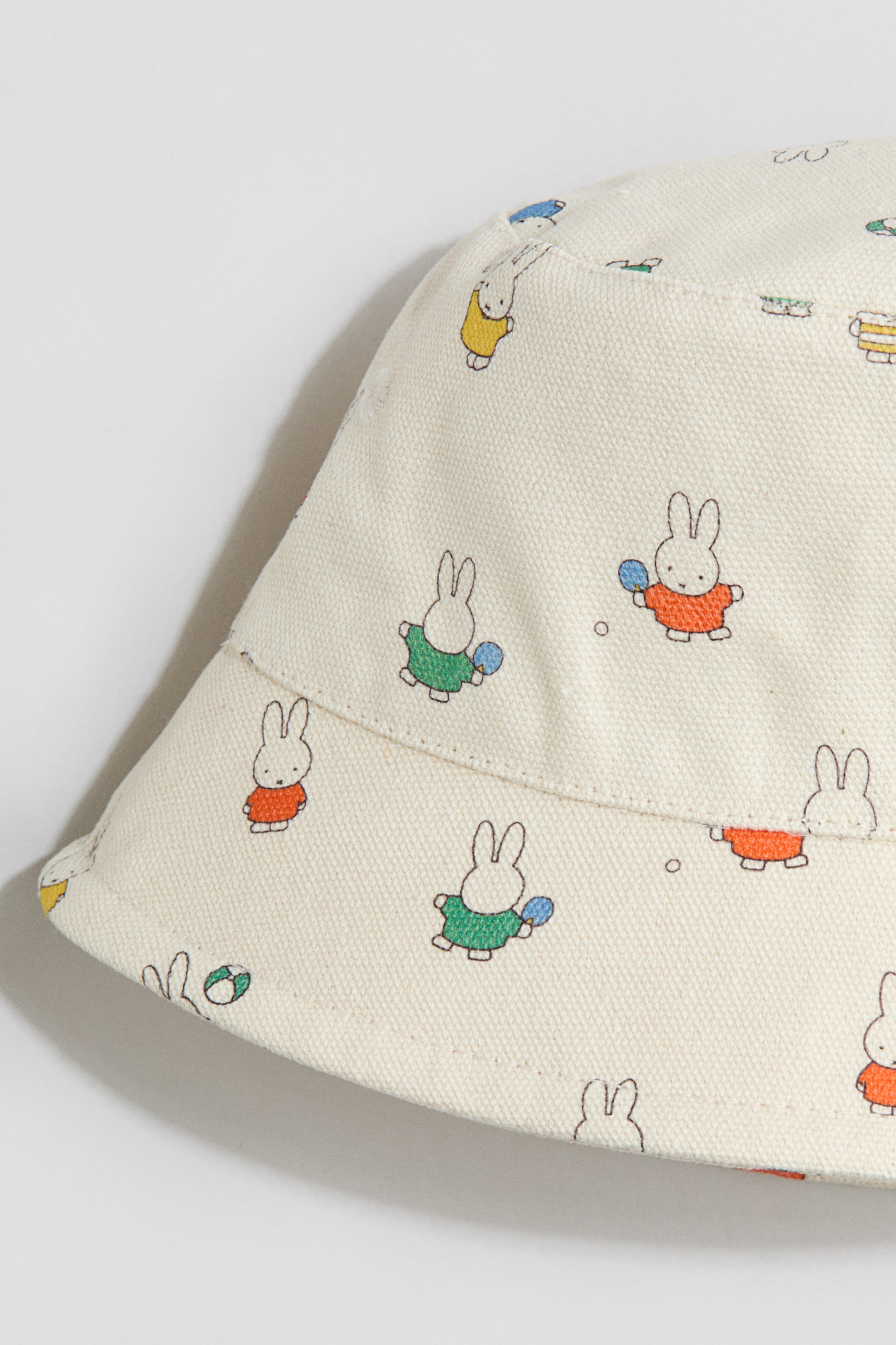 Embroidered-Detail Cotton Bucket Hat
