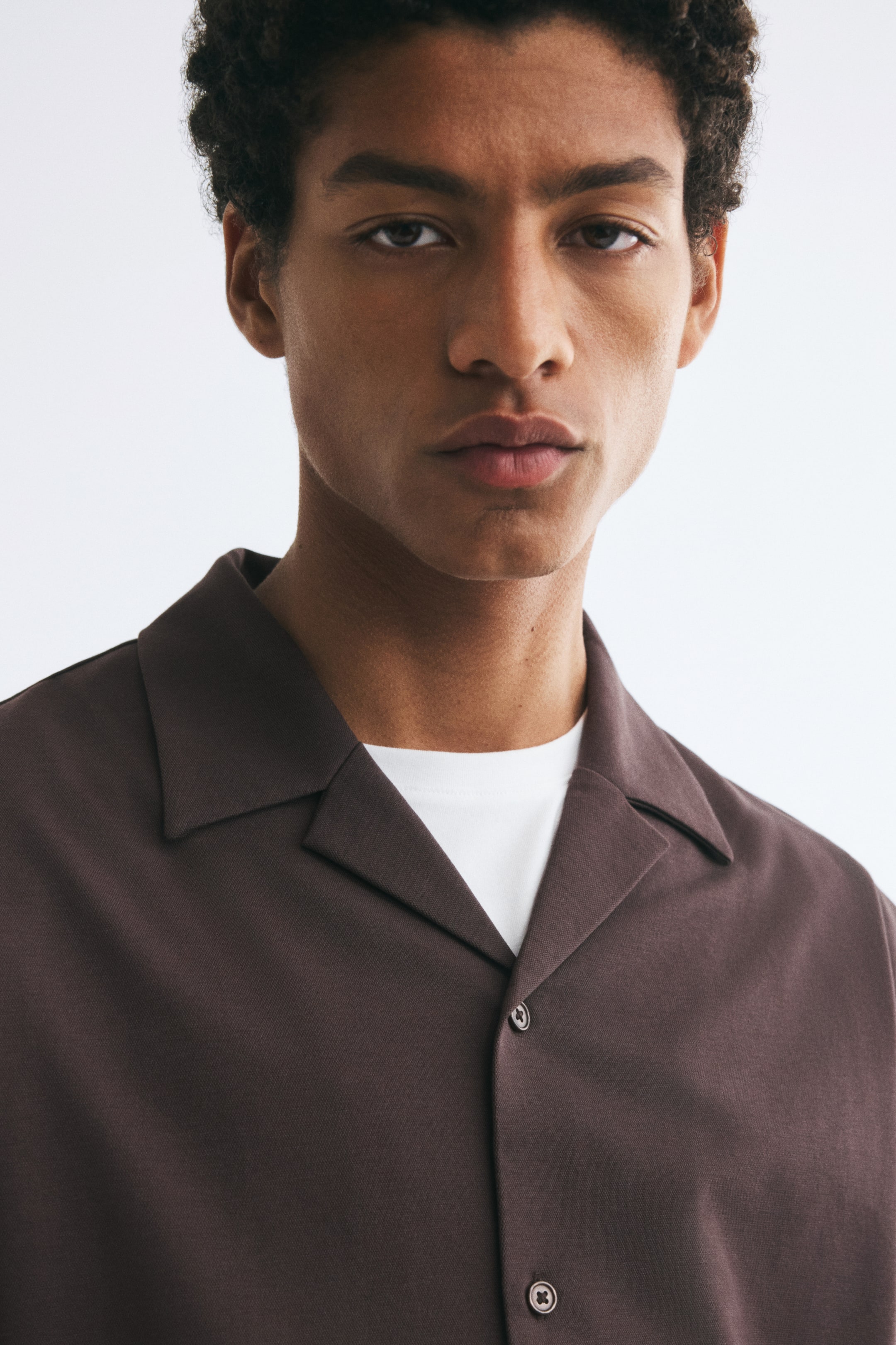 Regular-Fit Jersey Resort Shirt