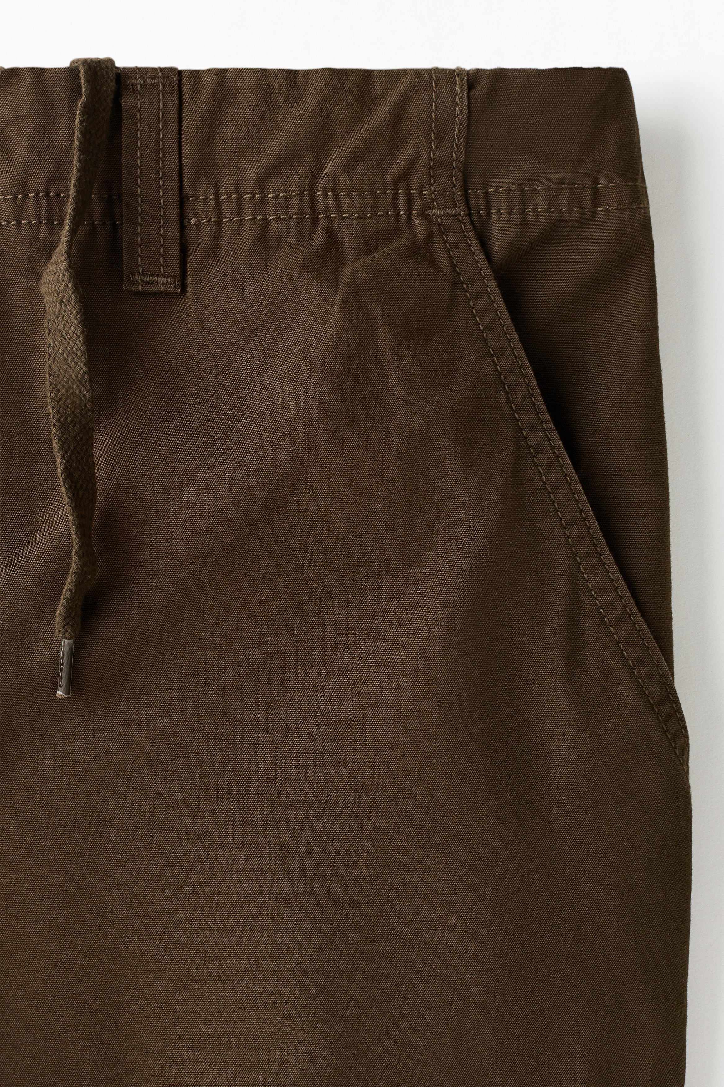 Relaxed Fit Cotton cargo trousers