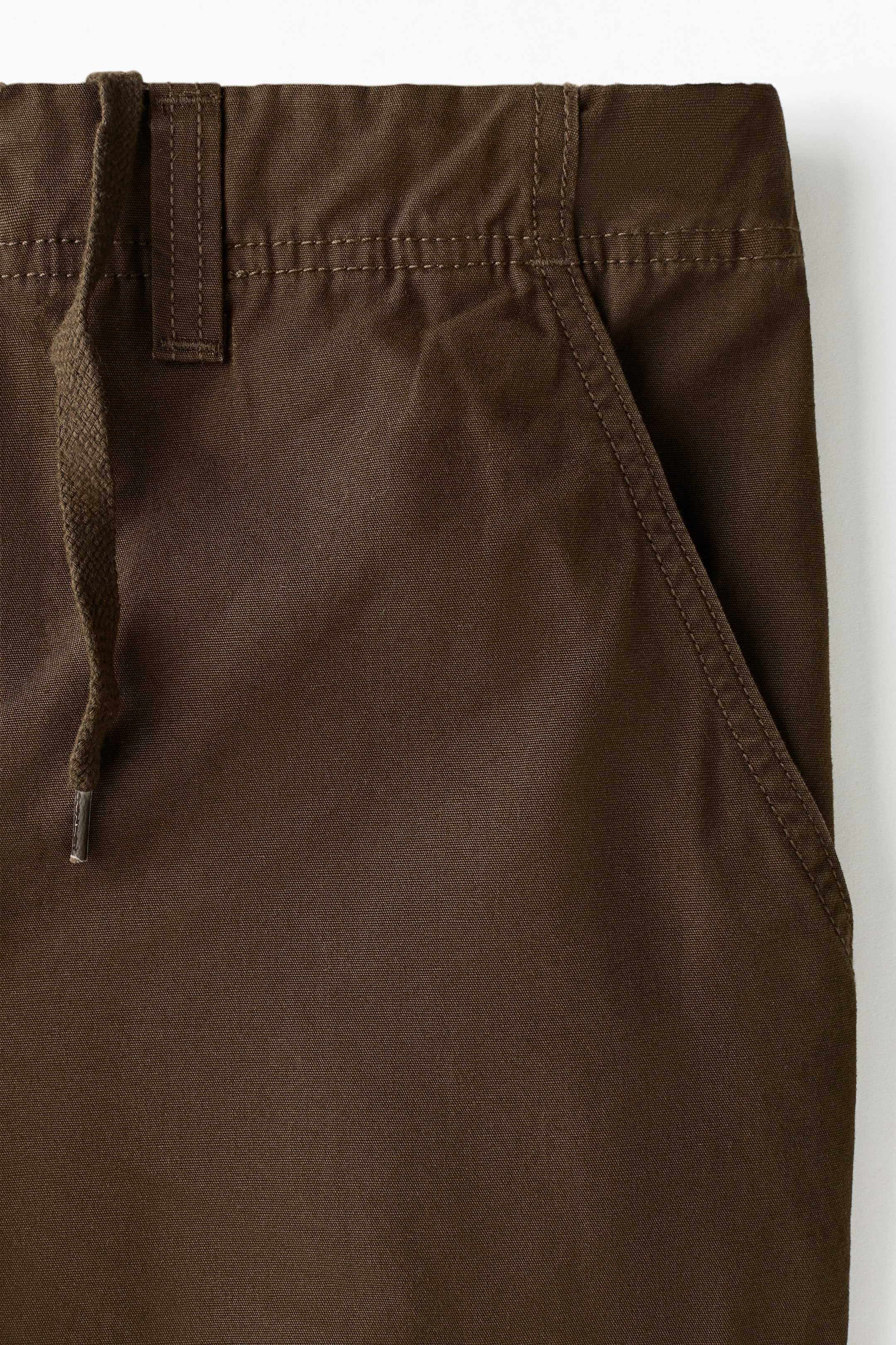 View larger image: Relaxed-Fit Cotton Cargo Pants - Brown - Men | H&M US 7