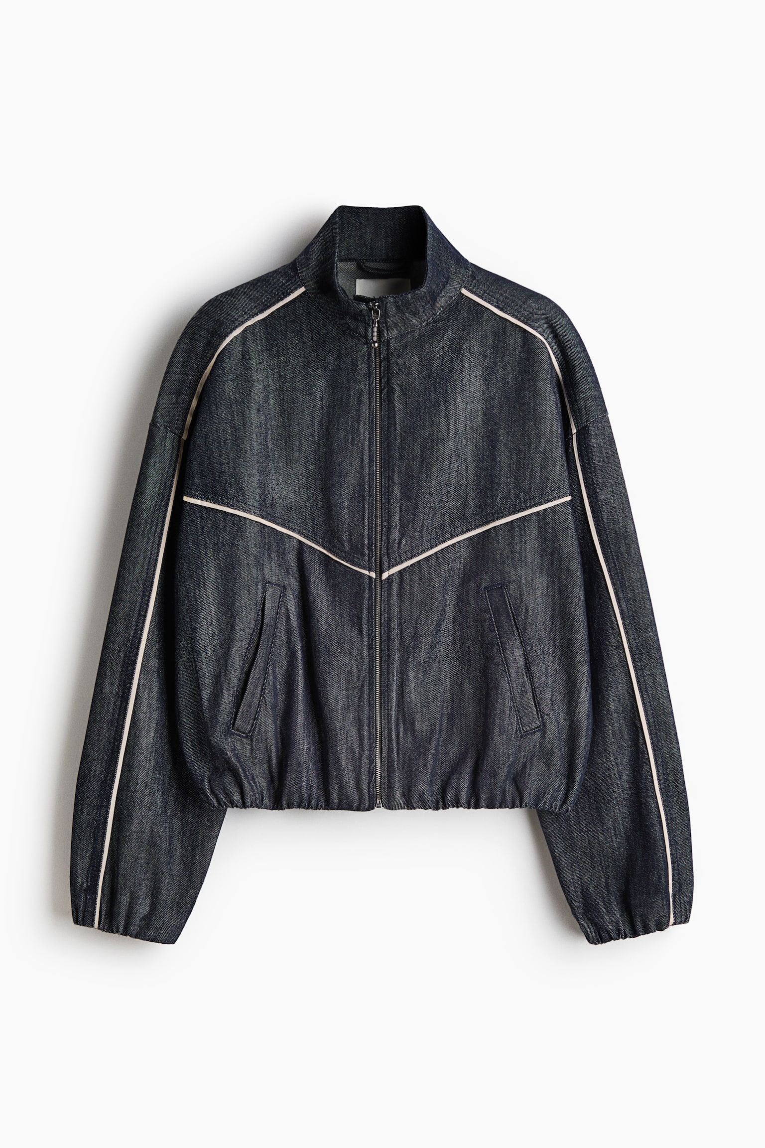 Oversized denim jacket - Dark denim blue - 2