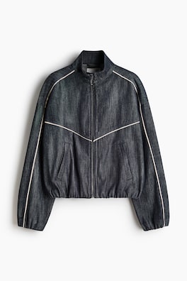Oversized jacka i denim