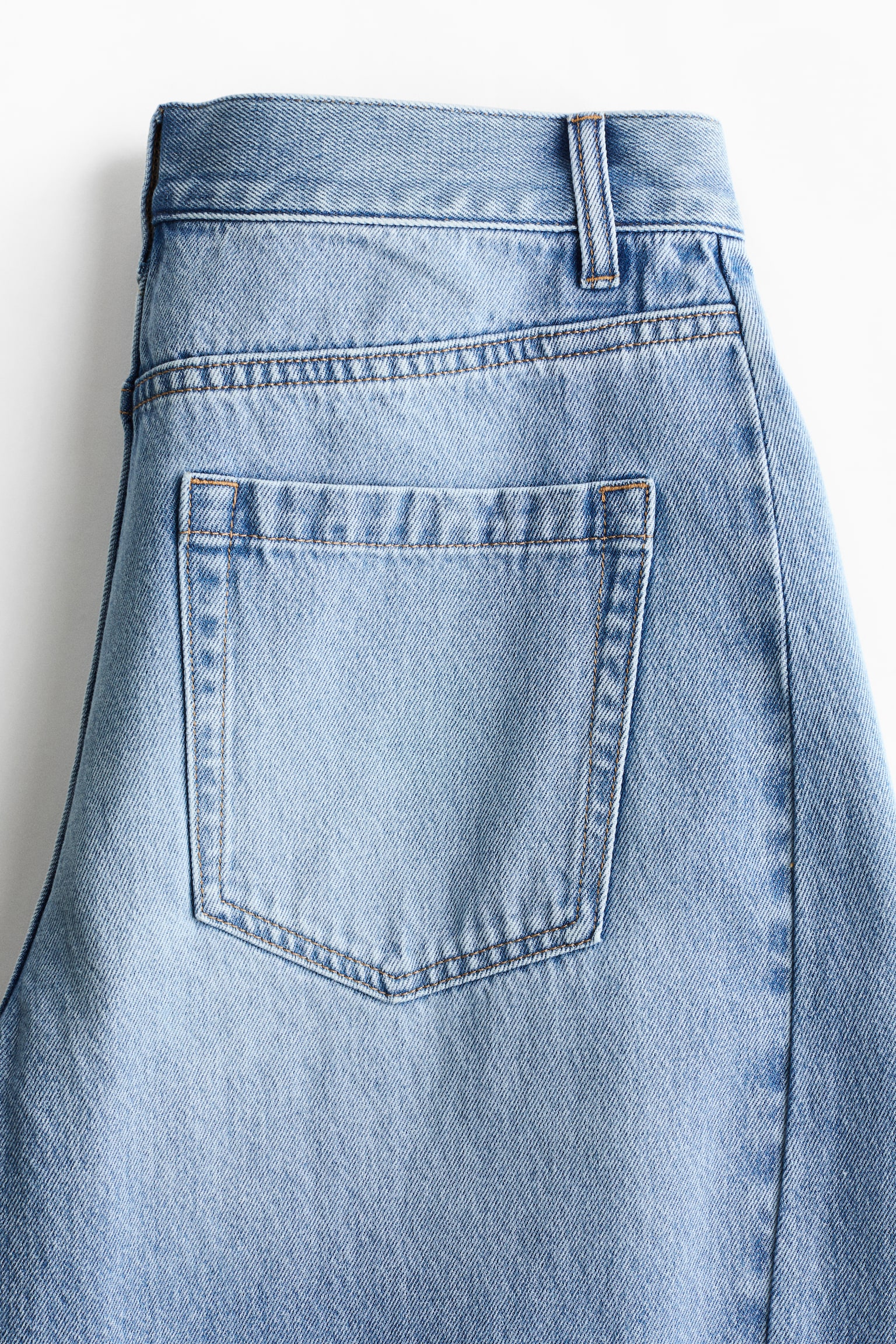 Barrel Regular Waist Jeans - Denimblauw/Donker denimblauw - 6