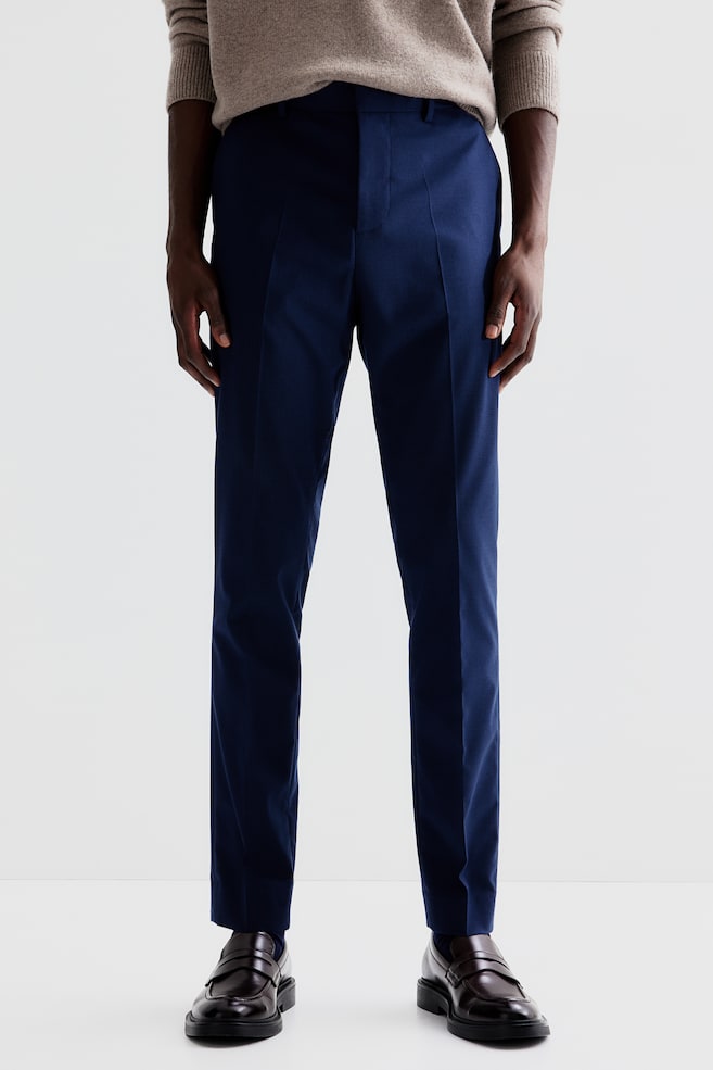 Skinny Fit Suit Pants - Dark blue/Black/Dark gray/Dark blue/Burgundy/Navy blue/Gray - 3