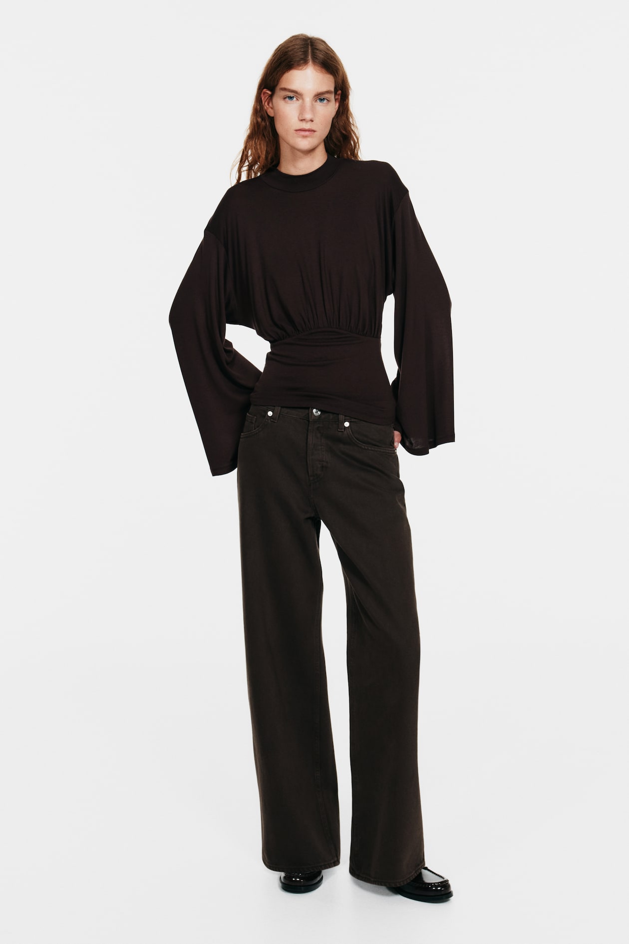 Draped Jersey Top - image 3
