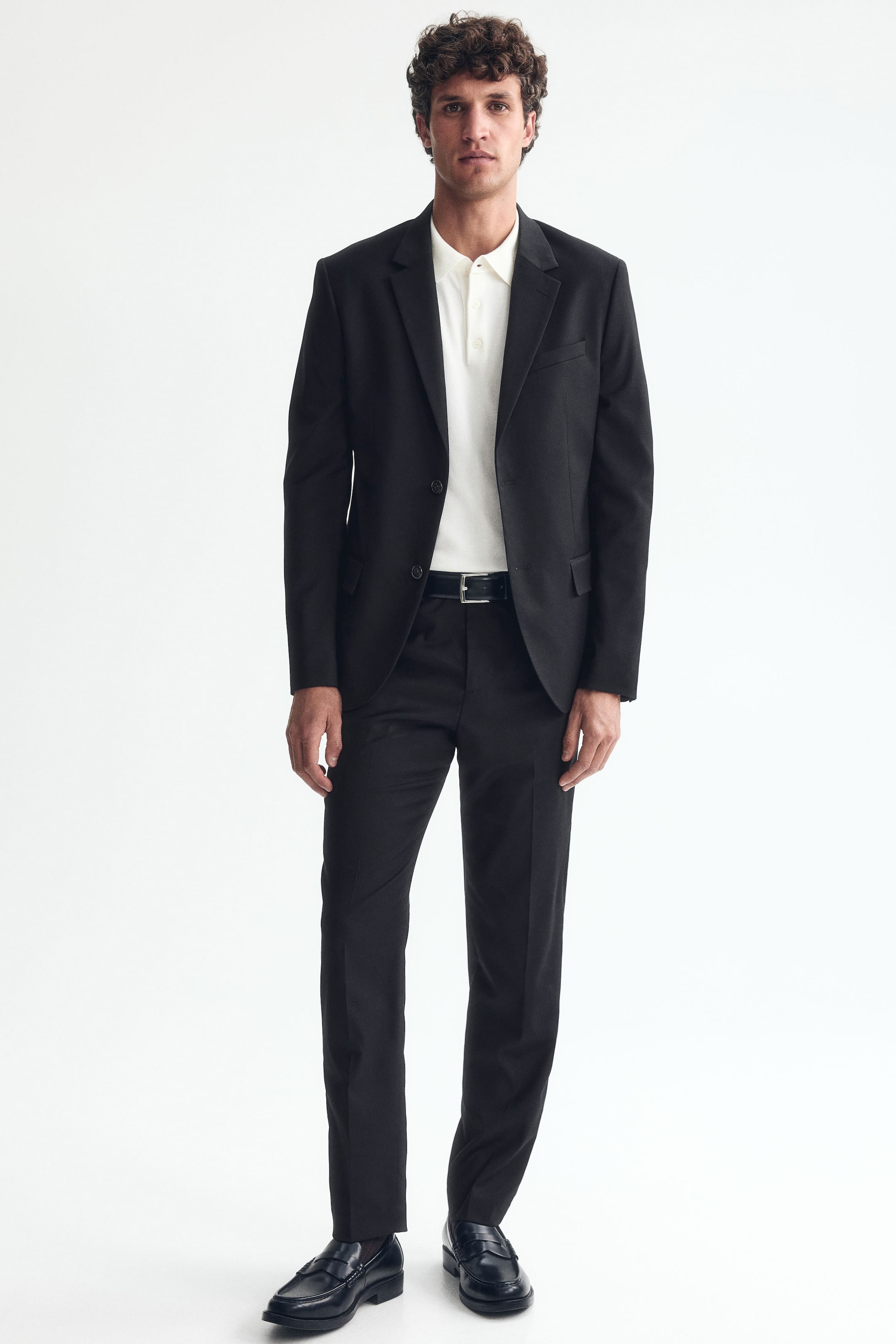 Мужские куртки H&M Skinny-Fit Single-Breasted Jacket — фото 5