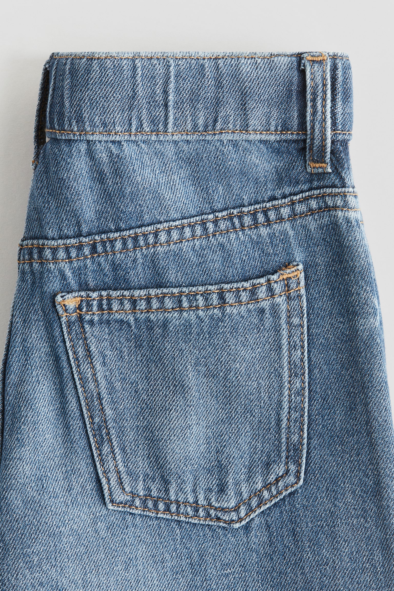 Детские джинсы H&M Loose-Fit Barrel, цвет: Джинсовый синий — фото 2
