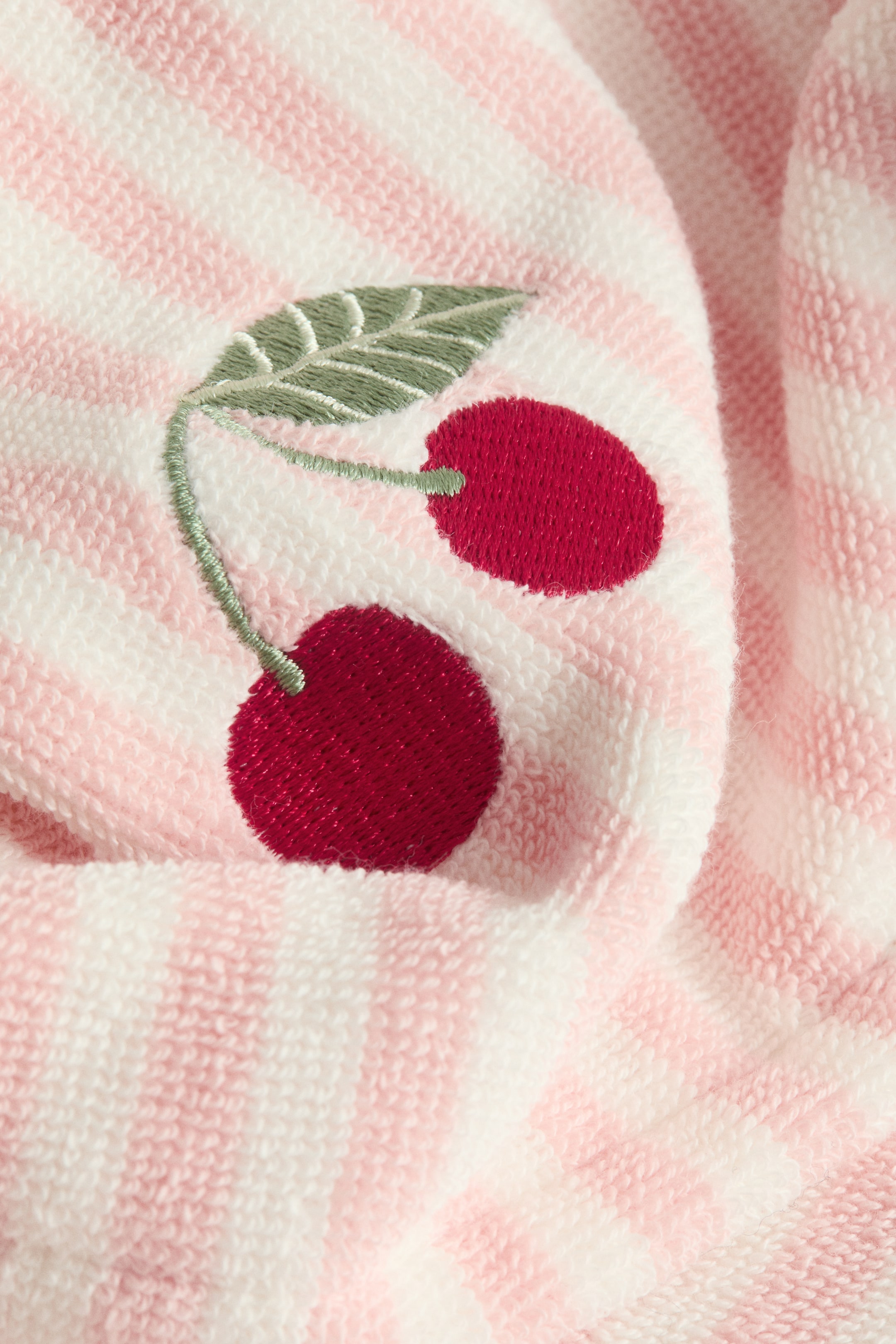 Embroidered-Detail Hooded Bath Towel