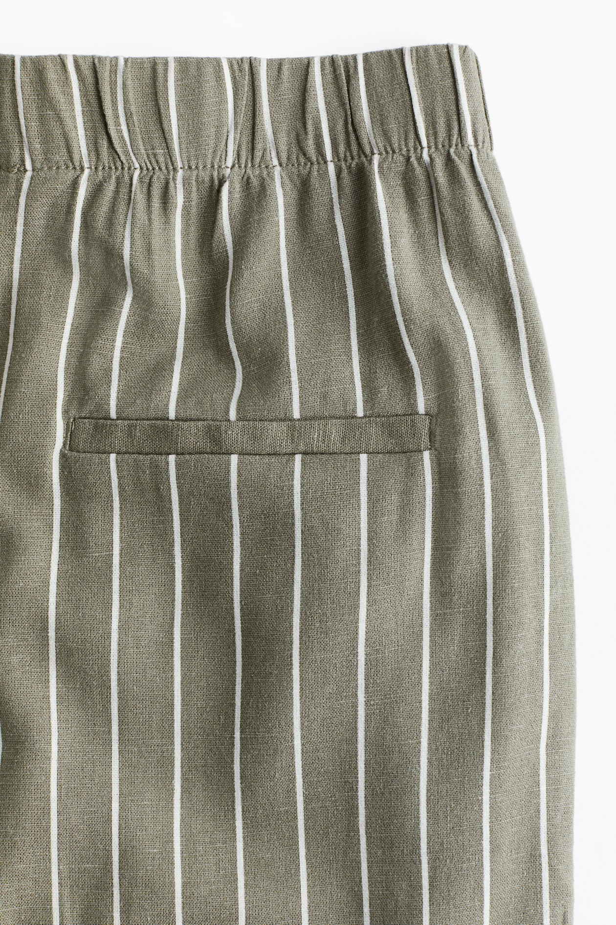 Wide-Leg Linen-Blend Pants - image 4