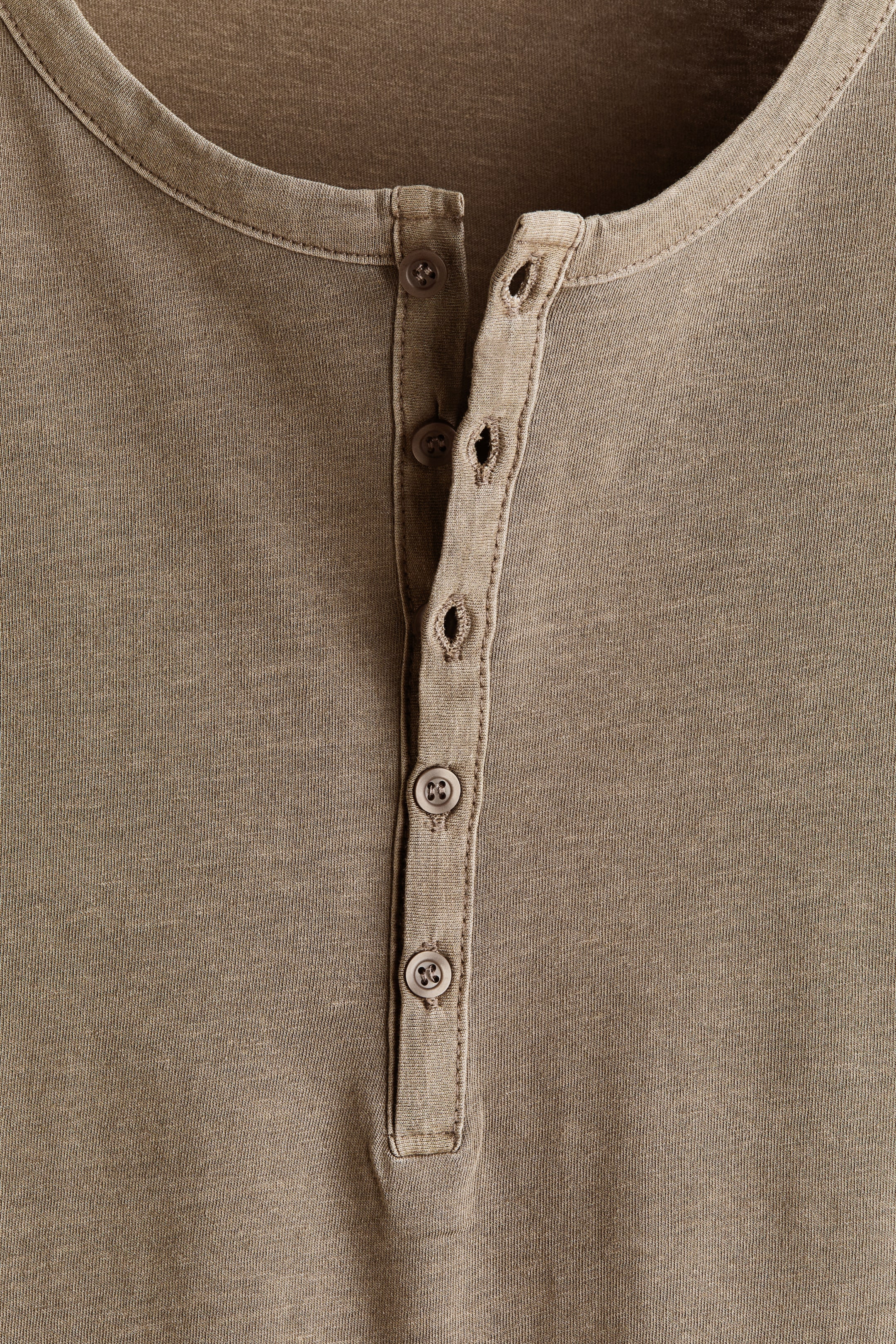 Relaxed-Fit Henley Shirt
