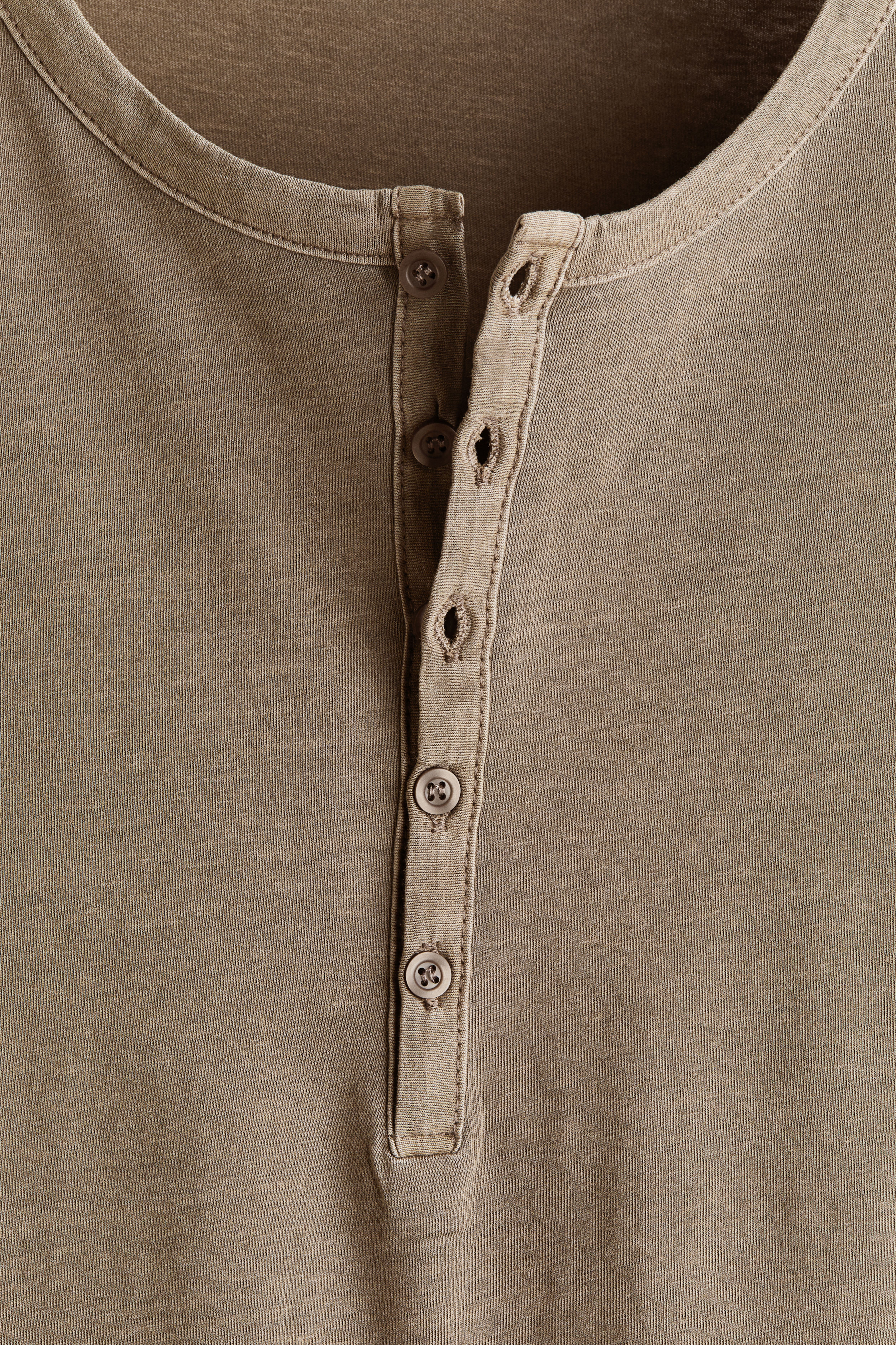 Relaxed-Fit Henley Shirt