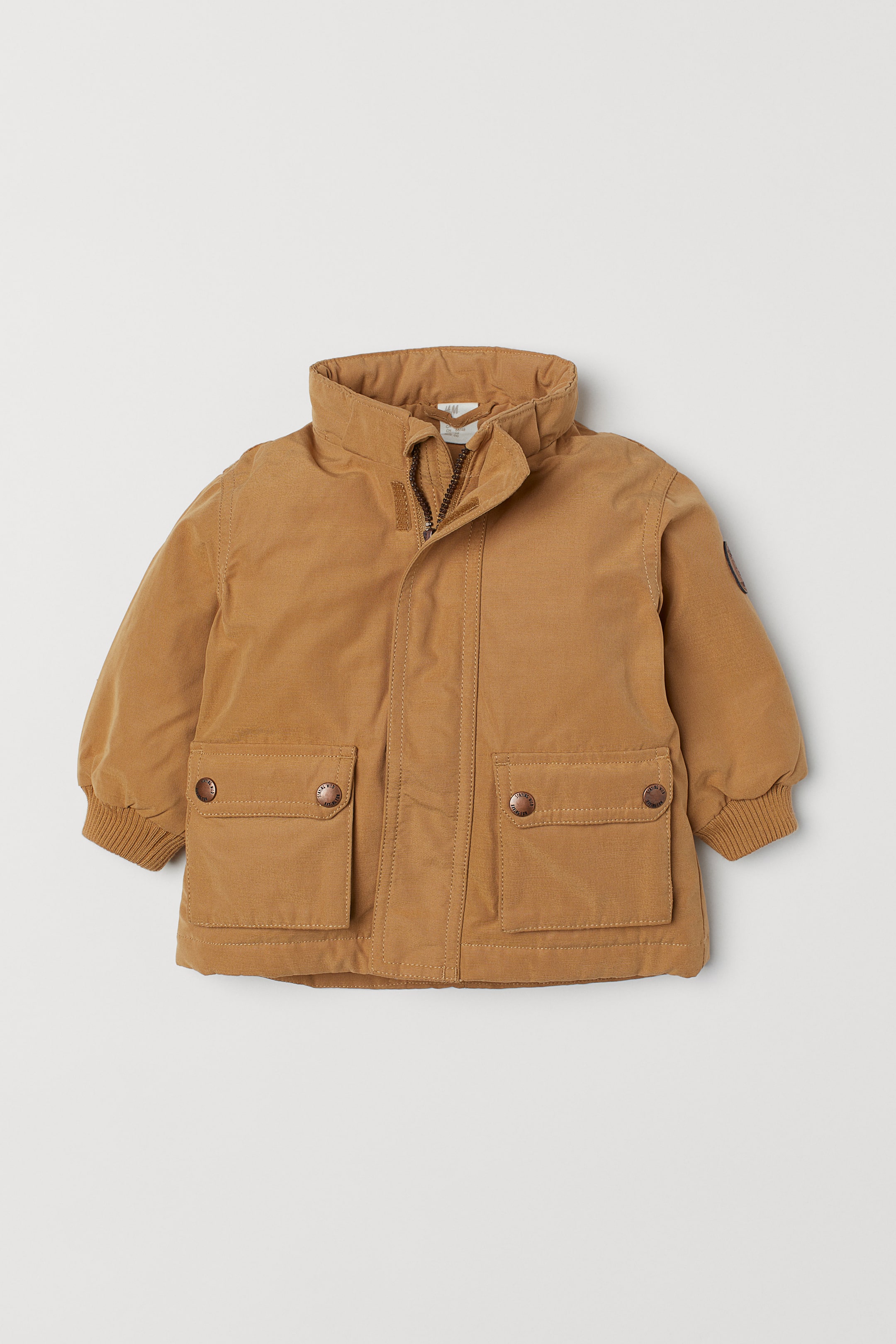 Zobacz większy obraz: Watowana parka - Ciemnobeżowy - Dziecko | H&M PL 1