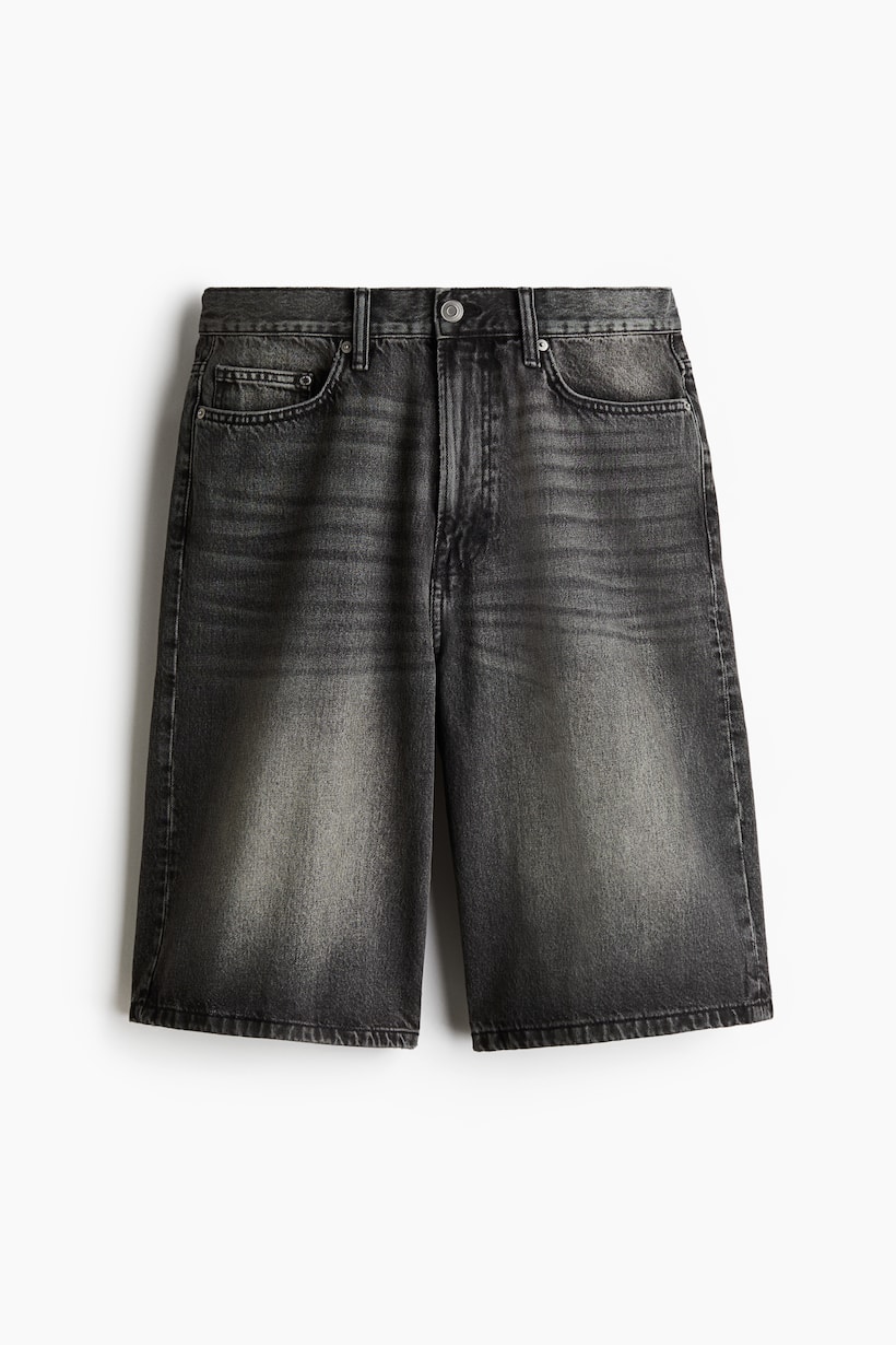 Men's Denim Shorts Cargo, Ripped, Stretch Short H&M IN - Main Image