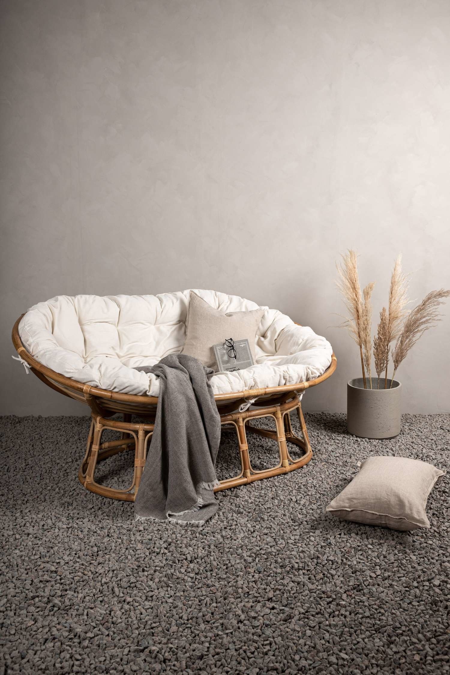 Mamasan Sonnenliege - Rattan, Natur