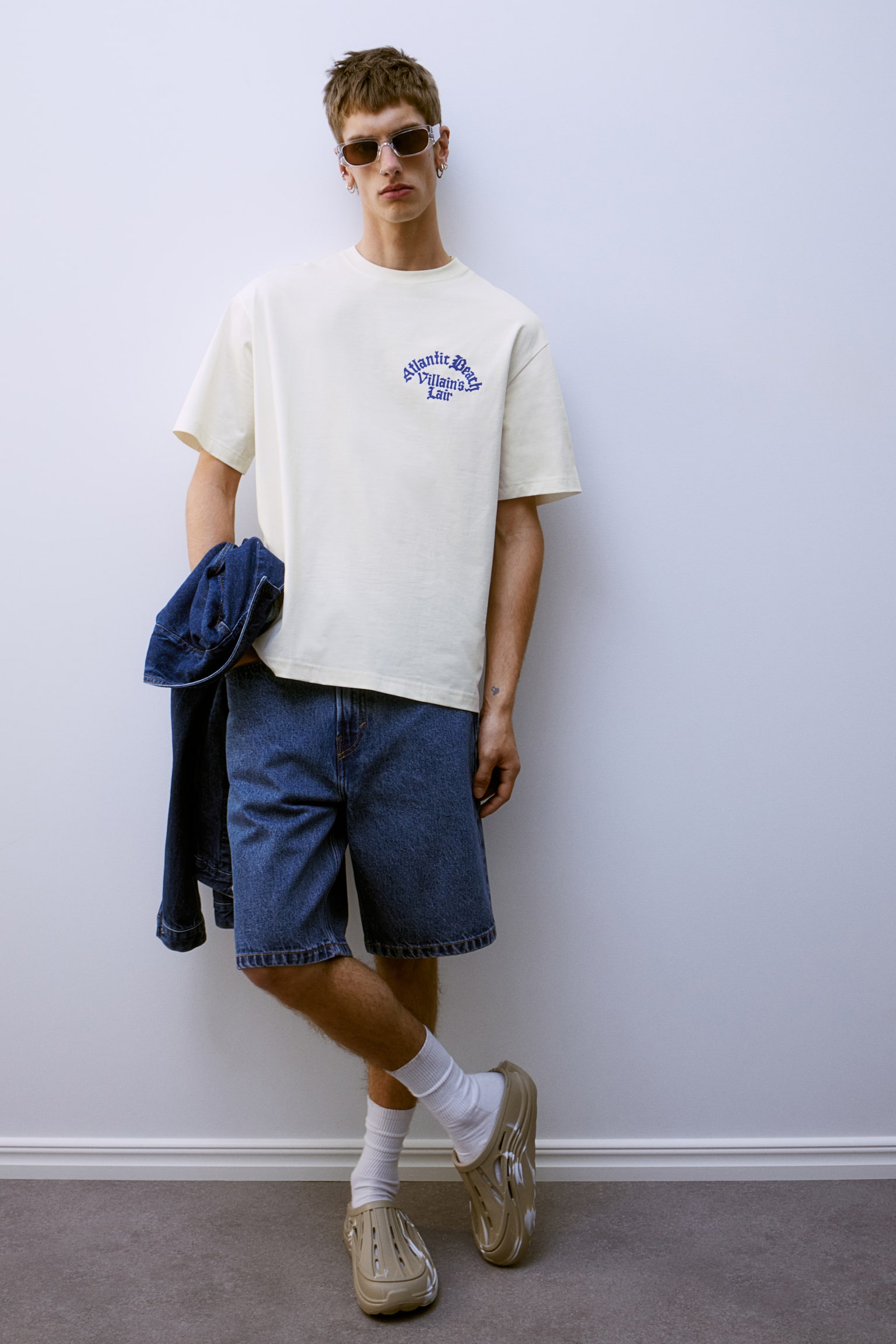 Loose Fit Print Tee - Light beige/Atlantic Beach/White/Amalfi/Cream/Online/White/Enrico & Sons/Light beige/Aloha/Beige/Deez Peepz/Light turquoise/Daily Utopia - 8