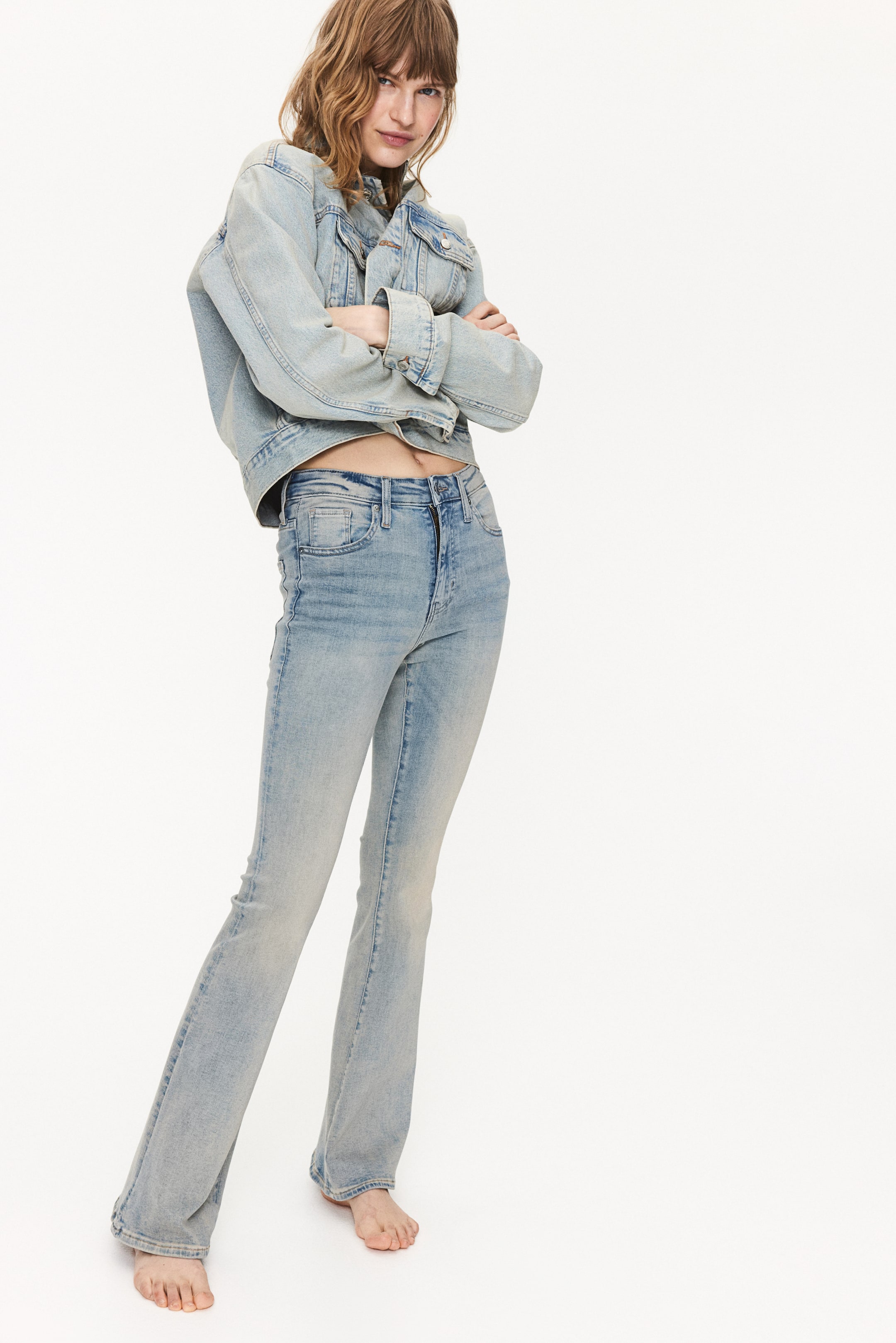 Flared Ultra High Jeans