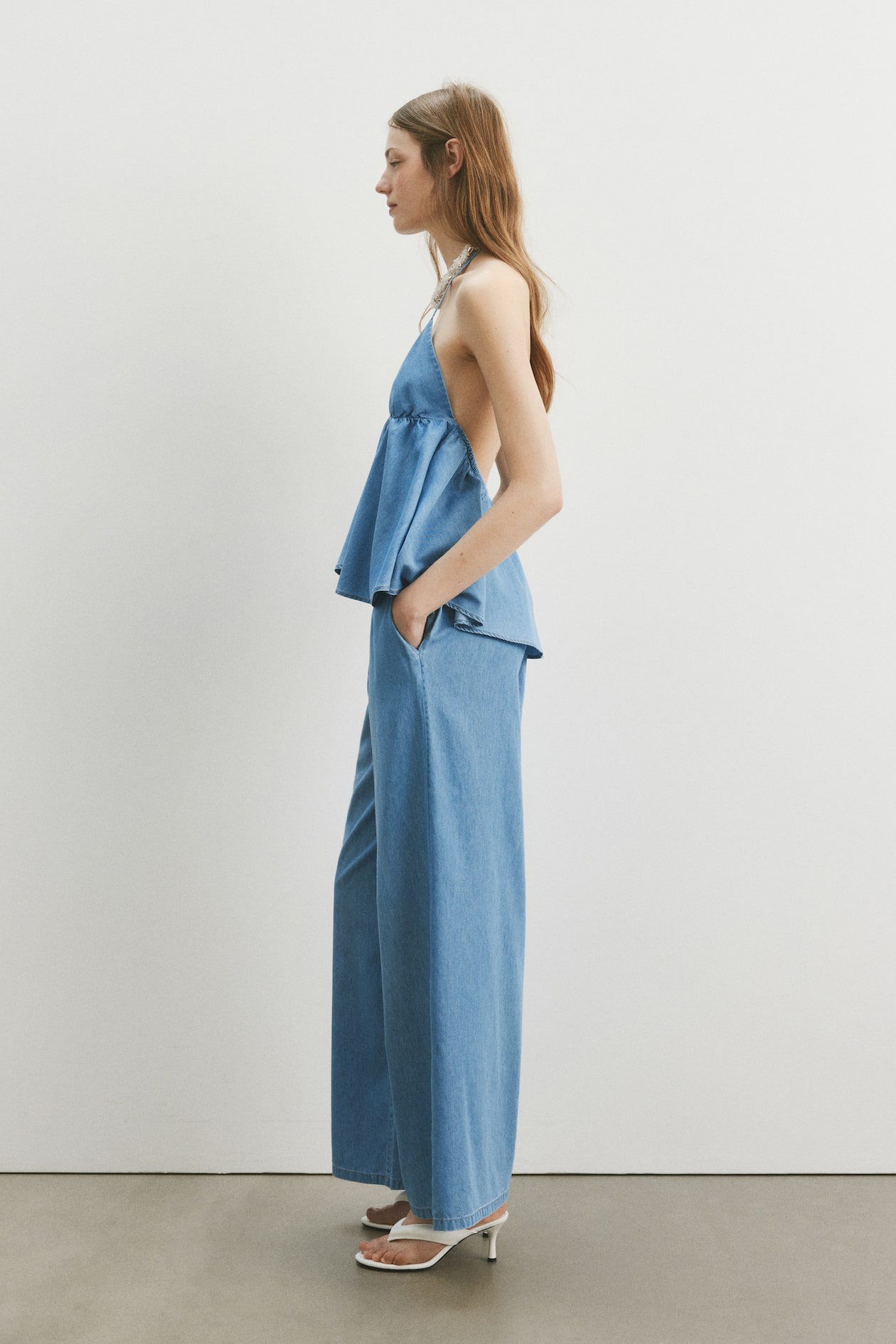 Pull-On Denim Pants - image 4
