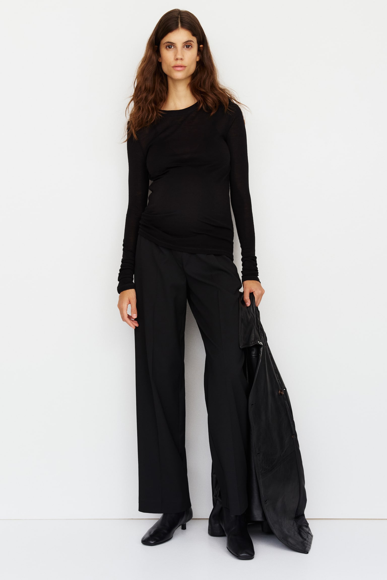 MAMA Tailored trousers - Black - 4