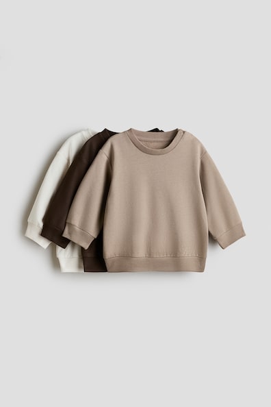 コットンスウェットシャツ 3枚セット
