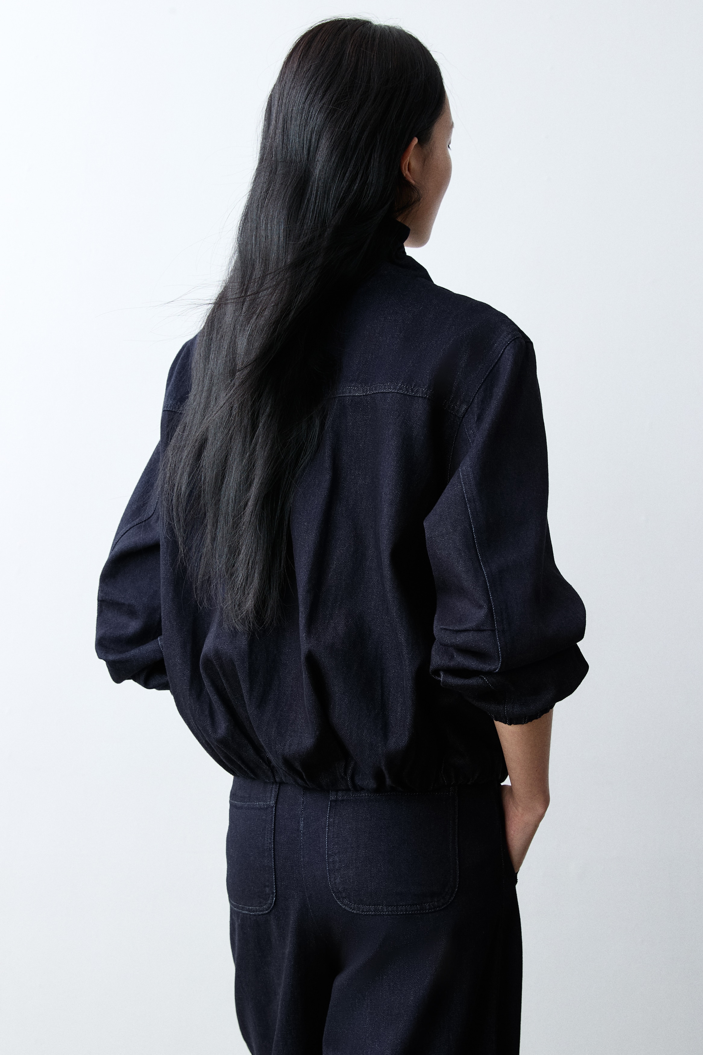 バブルヘムジャケット クリーム　M バブルヘムジャケット - クリーム - レディース | H&M JP