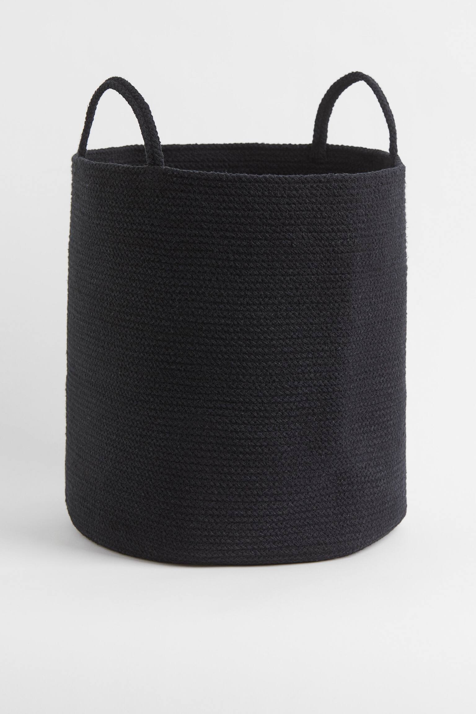 - Cotton Storage Basket - Black - Home All | H&M US