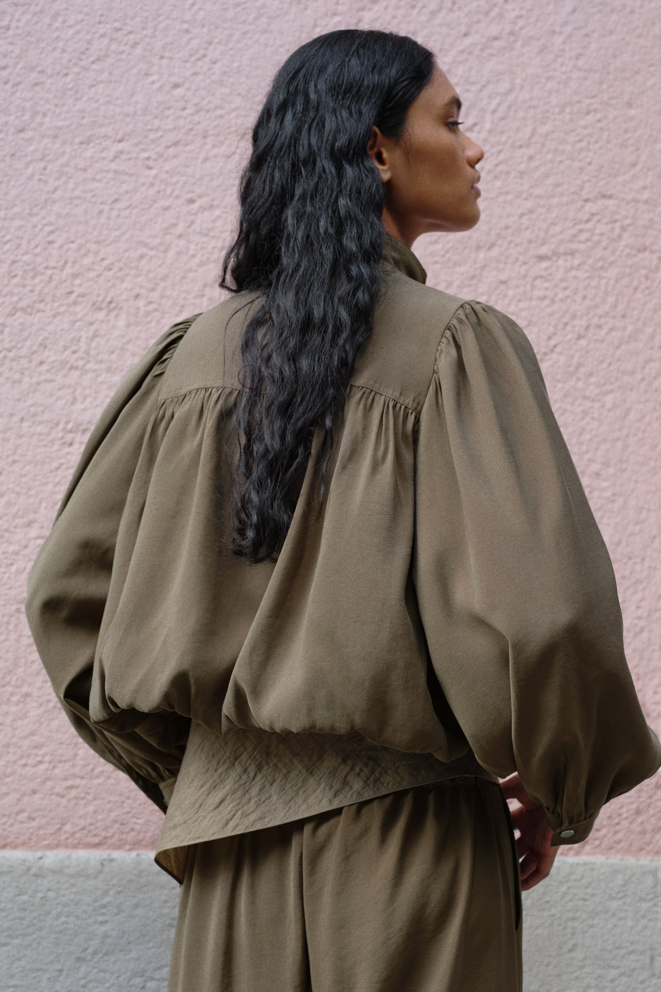 Bubble-Hem Jacket
