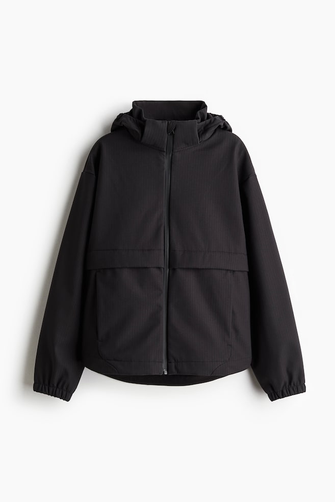 Water-Repellent Softshell Jacket - Black - 1