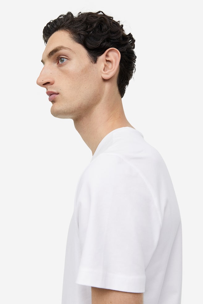 T-shirt Slim Fit - Blanc/Noir/Vert pâle/Gris clair/dc - 3