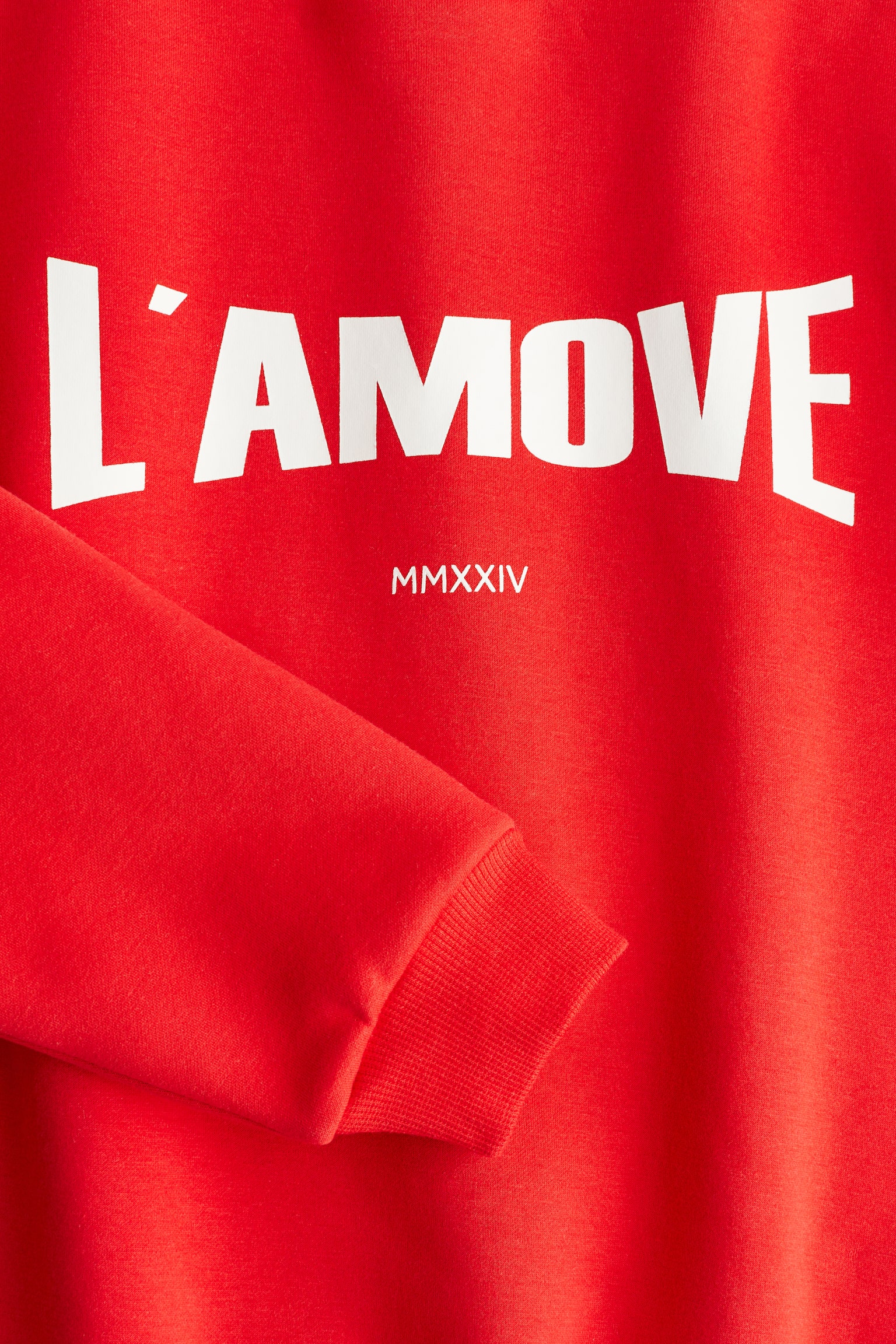 Sports sweatshirt - Red/L'amove/Pink - 2