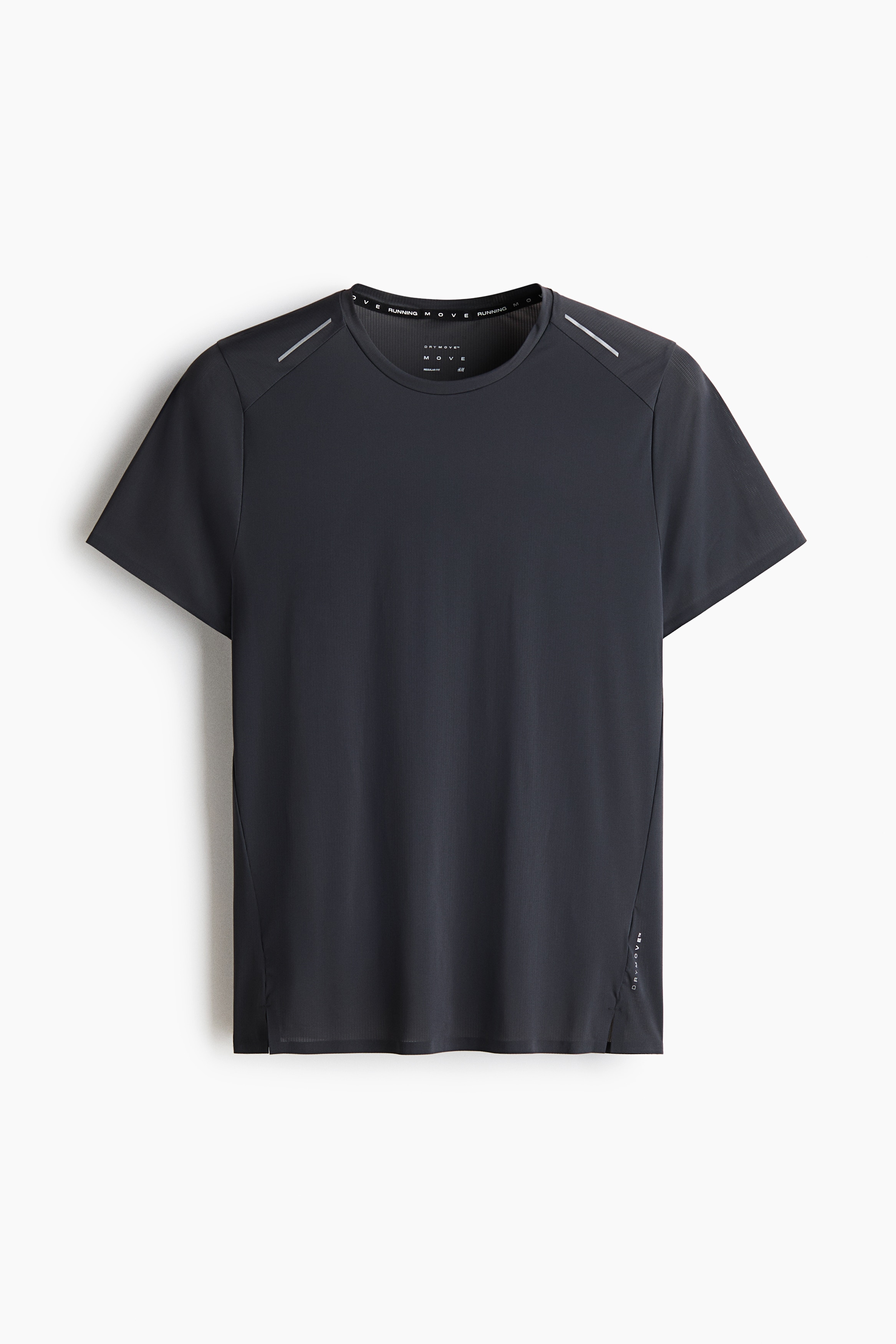 Lightweight Cooling Running T-Shirt - Dark gray/Light dusty green