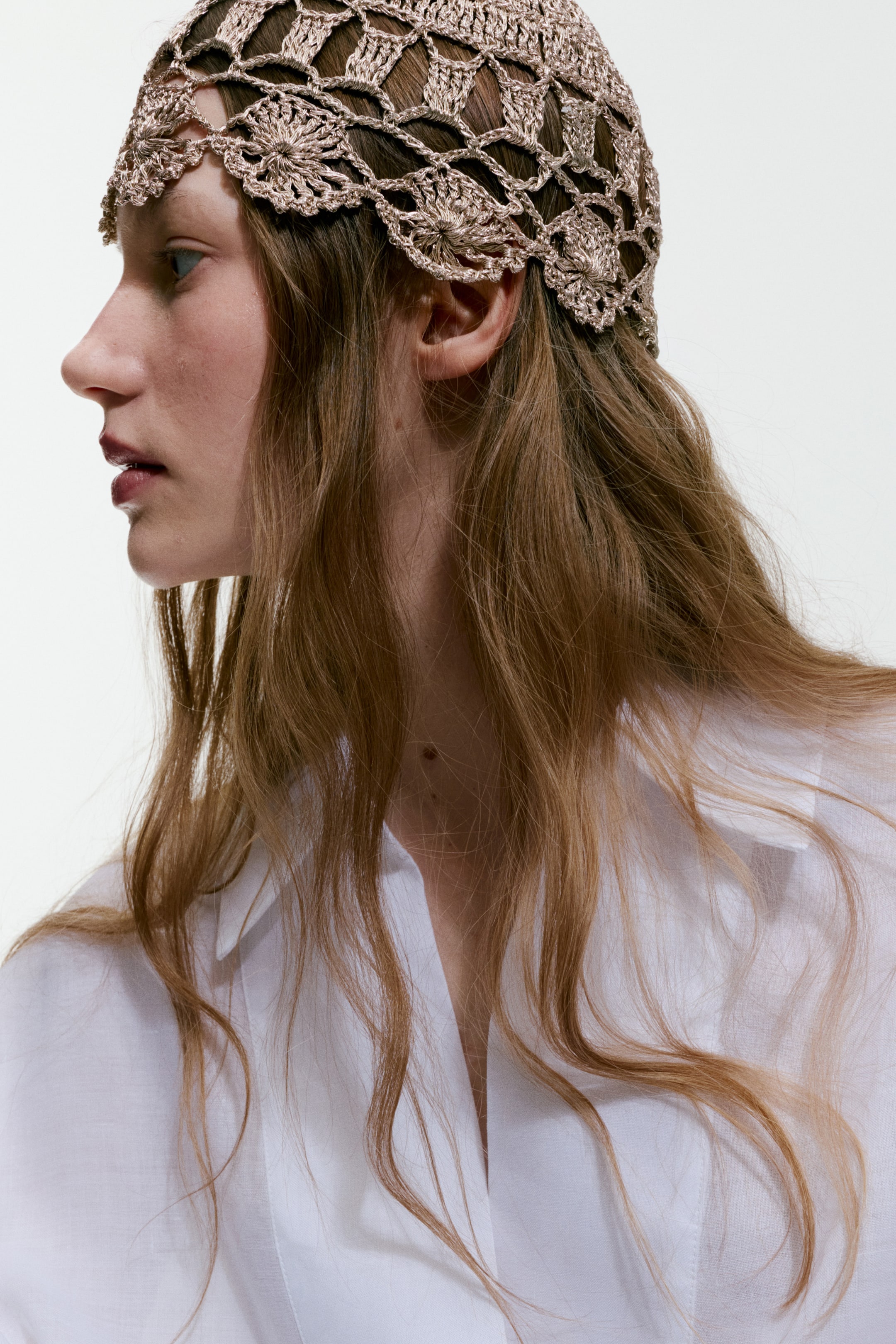 Chapeau à l’aspect crochet