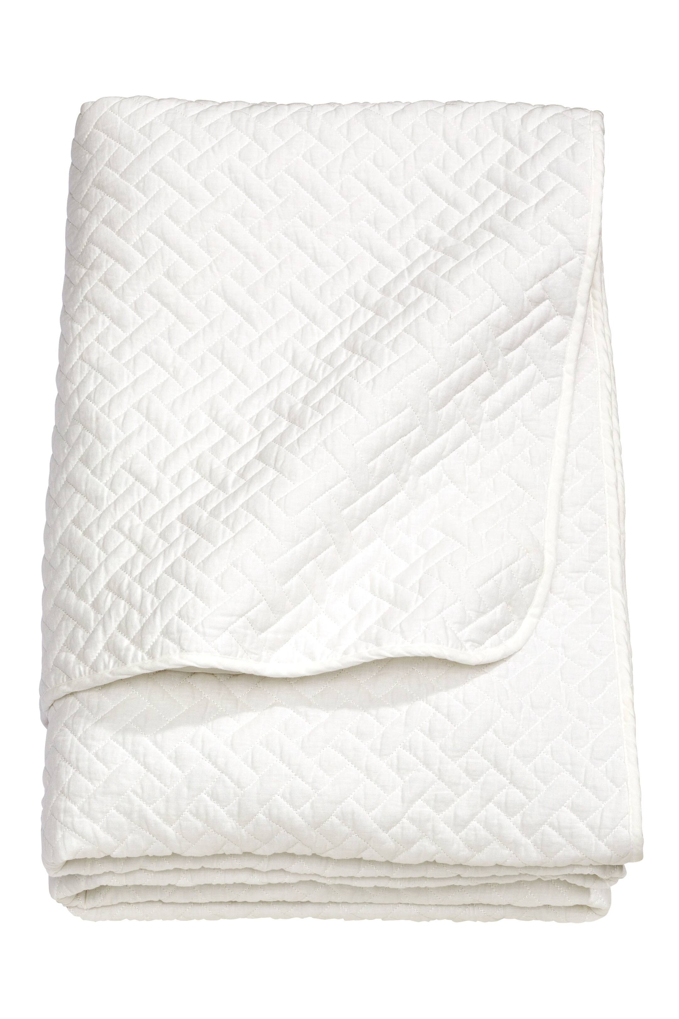 Zobacz większy obraz: Pikowana narzuta - Biały - HOME | H&M PL 1