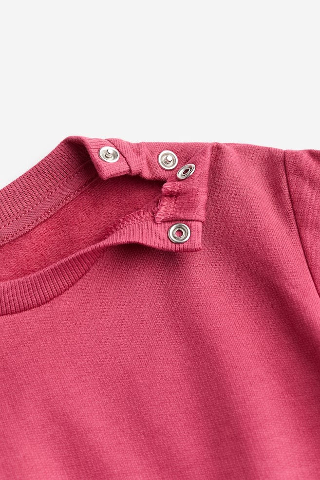 2-piece sweatshirt and leggings set - Dark pink/Hearts/Light pink/Small flowers/Light green/Striped/Beige/Leopard print - 2