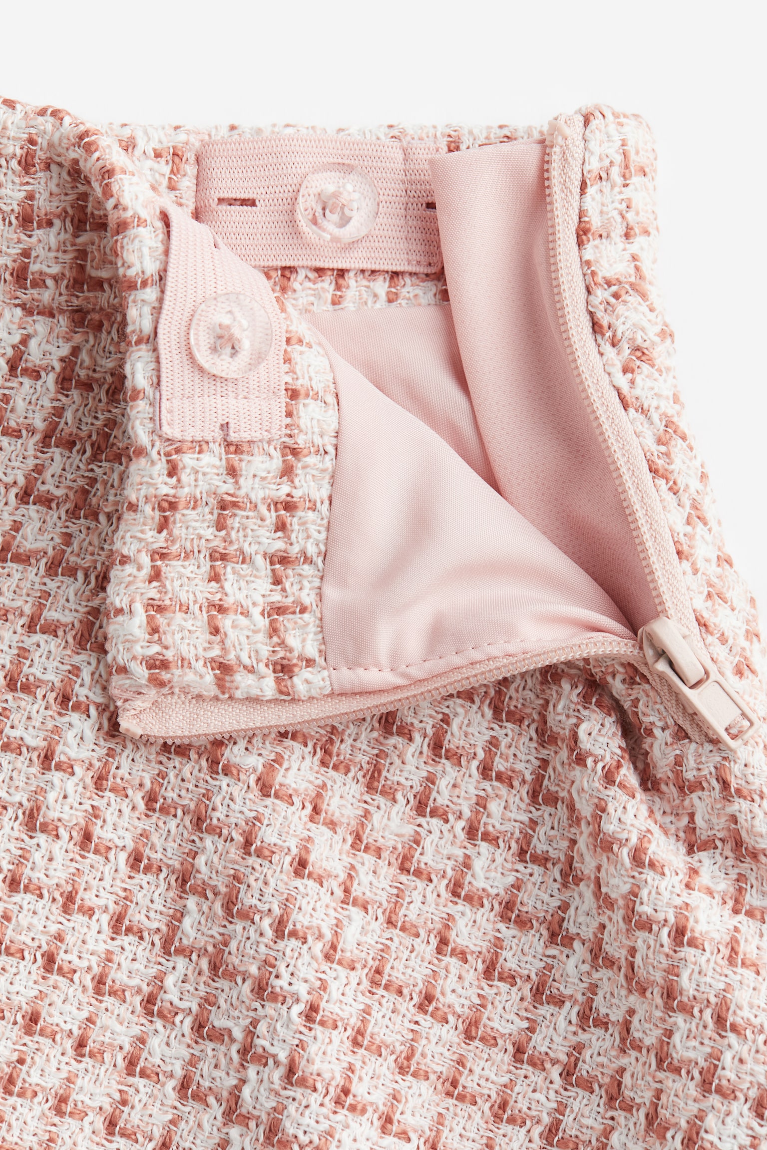 A-line skirt - Pink/Checked - 2