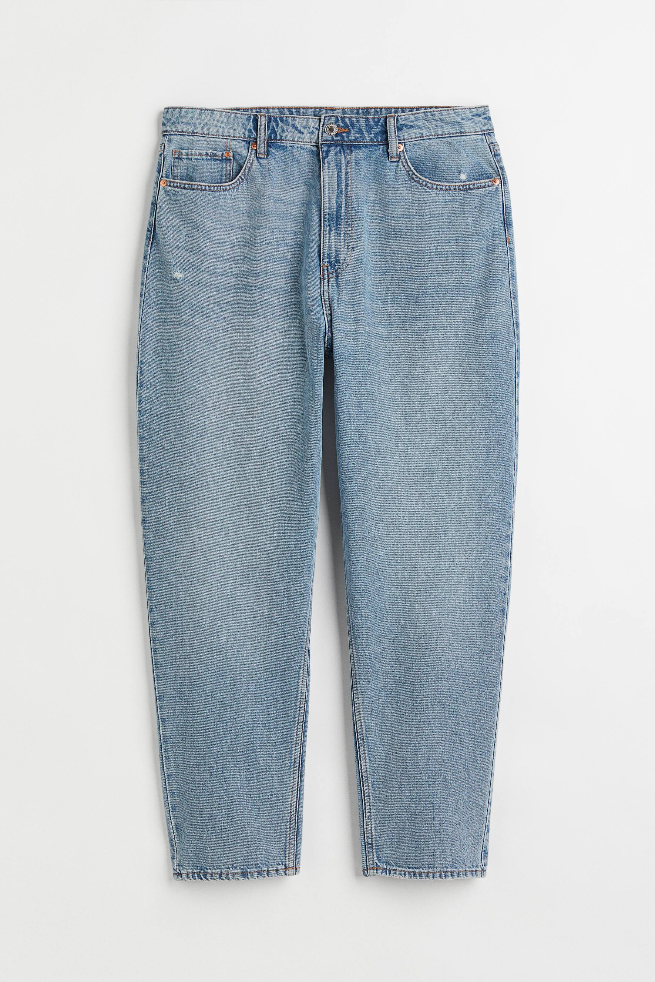 View larger image: H&M+ Mom Loose-fit Ultra High Jeans - Denim blue - Ladies | H&M 1