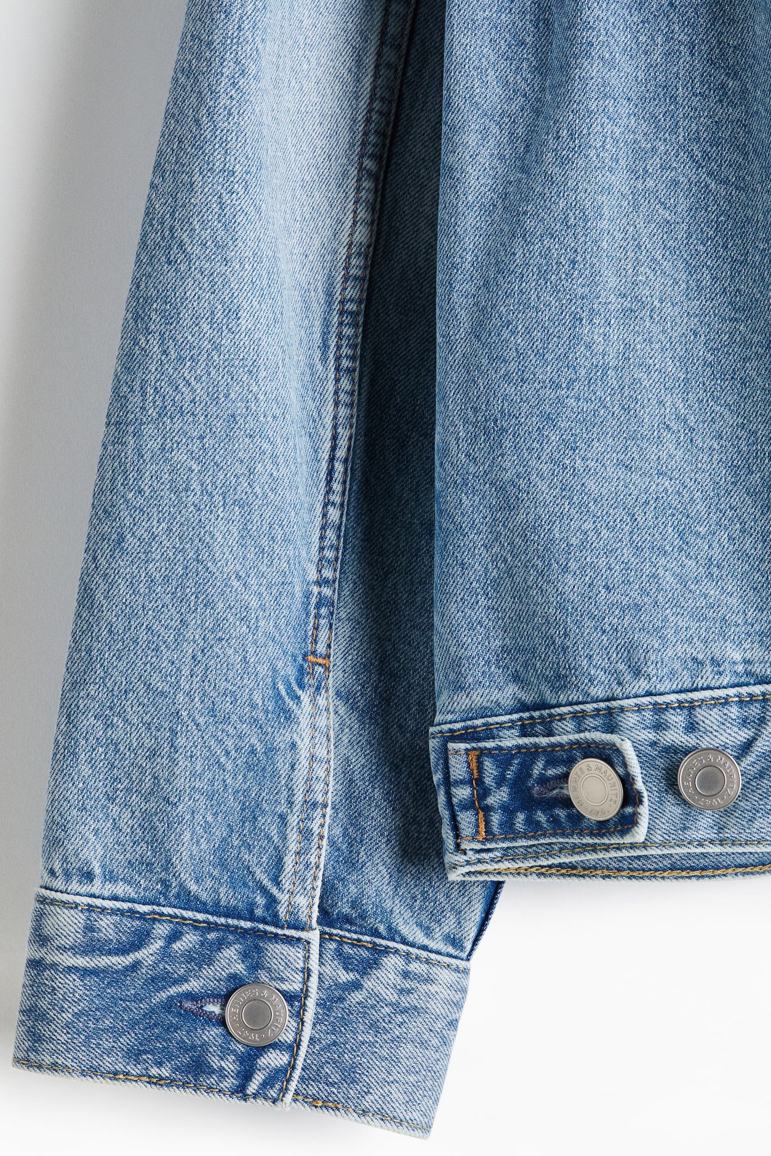 Denim trucker jacket - Denim blue/Black/Denim black/Denim green - 3