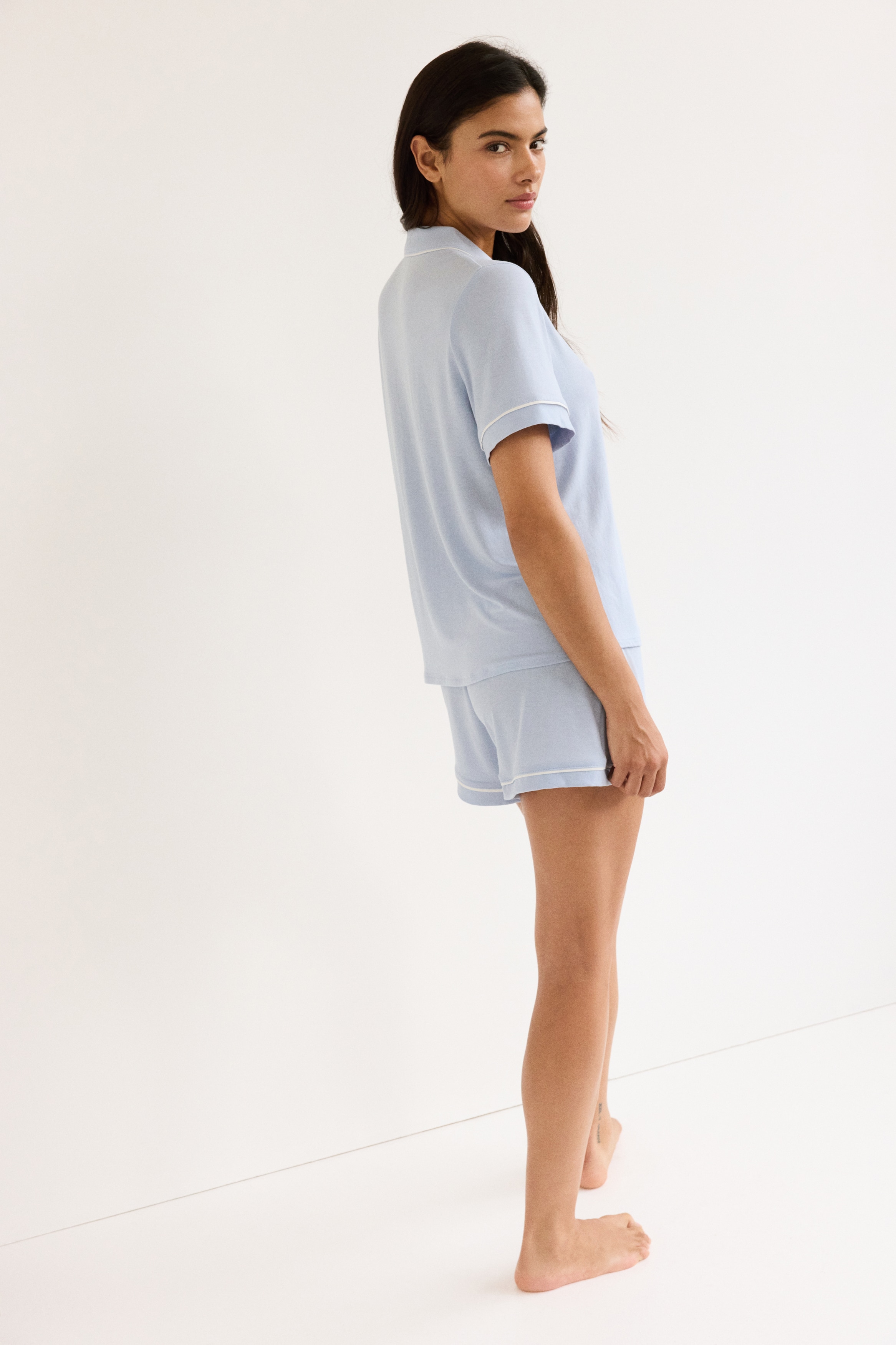 Viscose-blend pyjamas