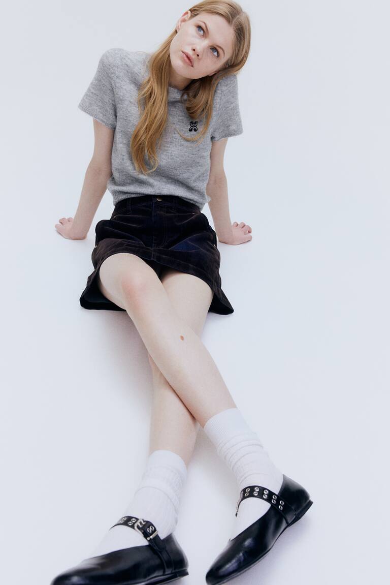 Fine-Knit T-Shirt