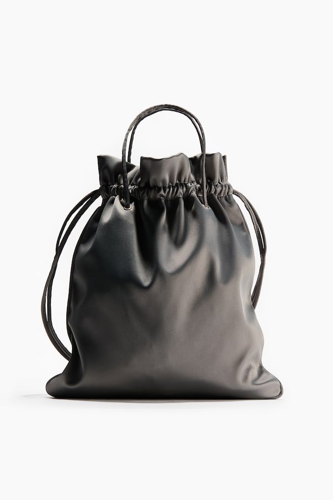 Small bucket bag - Dark grey/Light grey/Floral - 1
