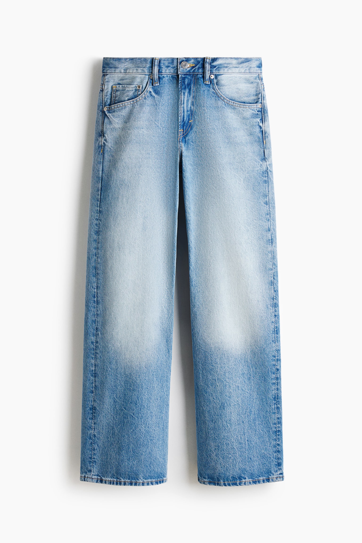Relaxed Bootcut Jeans - Світло-блакитний денім/Блакитний денім/Сірий денім/Випраний чорний/Коричневий денім/Блакитний денім/Блакитний денім - 2