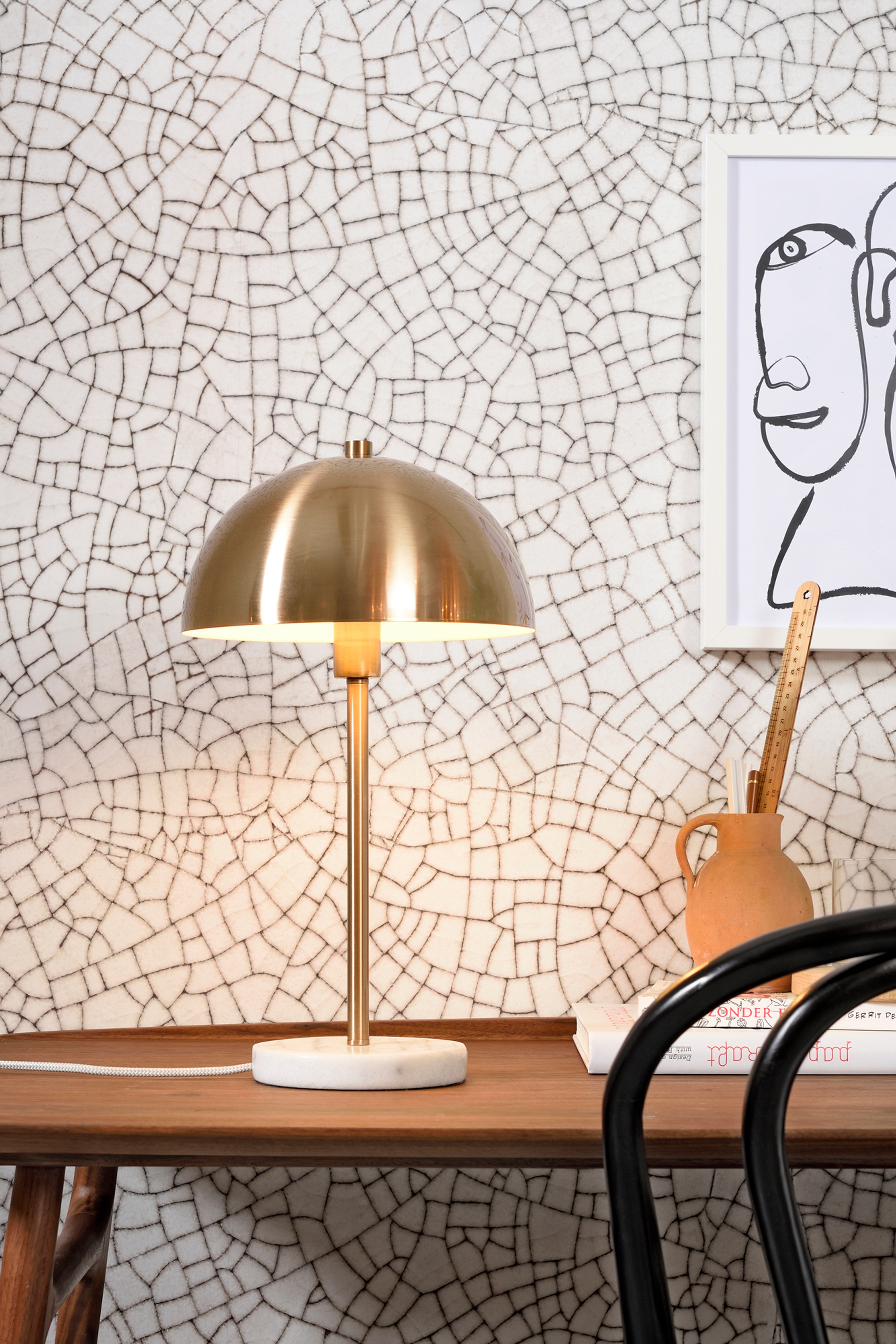 Toulouse Bordlampe - Lys Guld