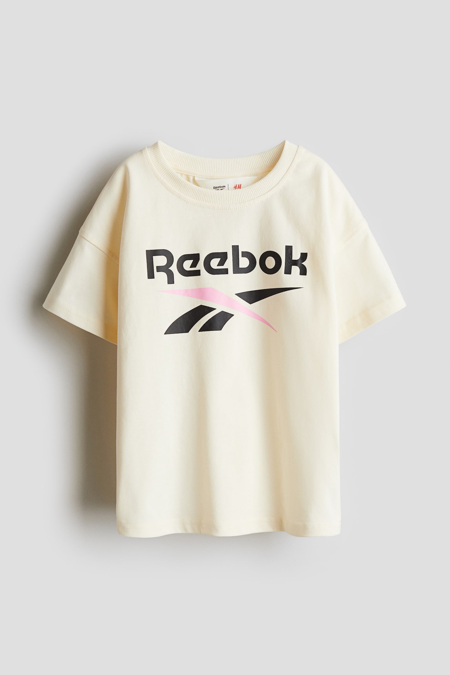 オーバーサイズ プリントデザインTシャツ - ホワイト／Reebok - 1