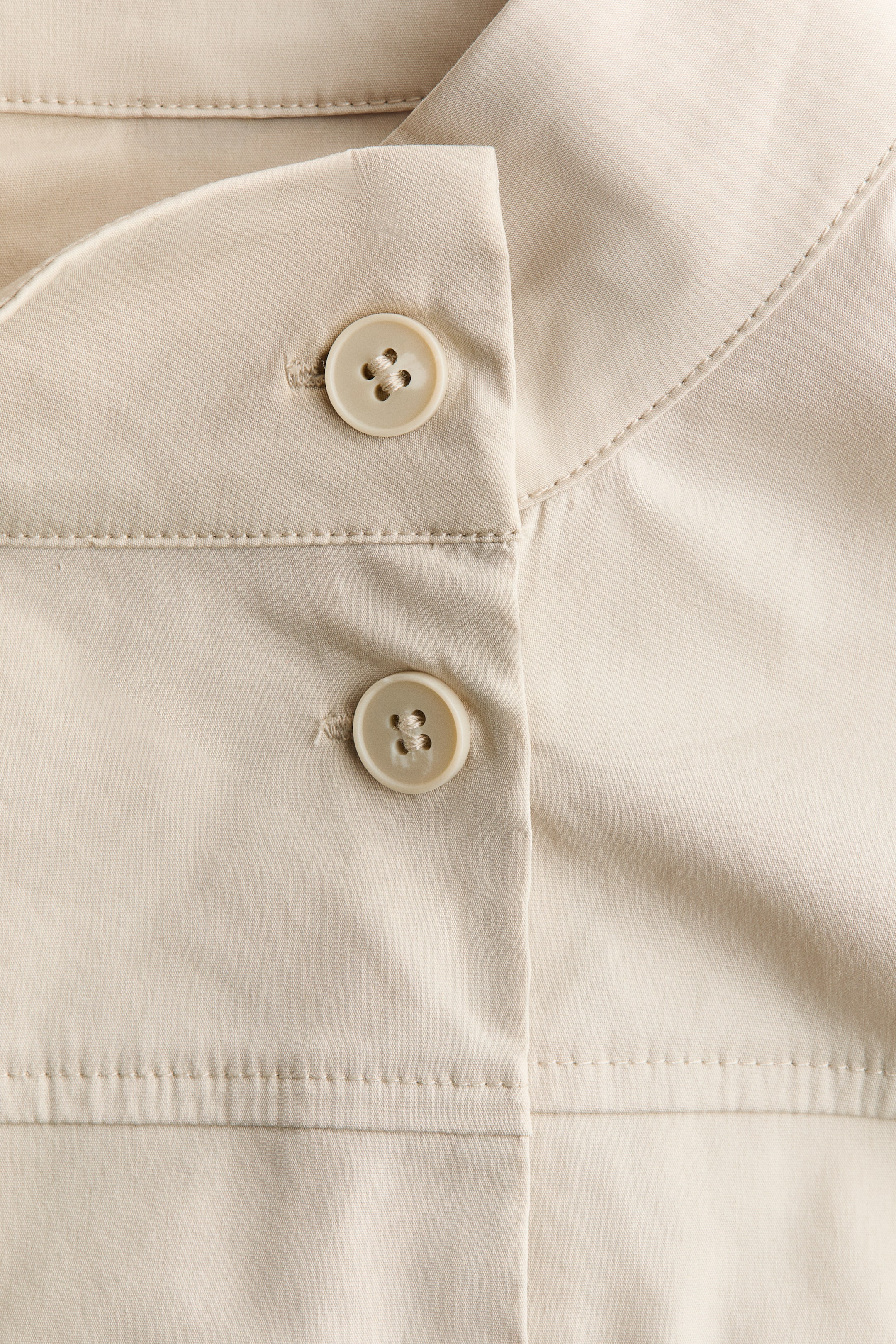 Button-Front Top