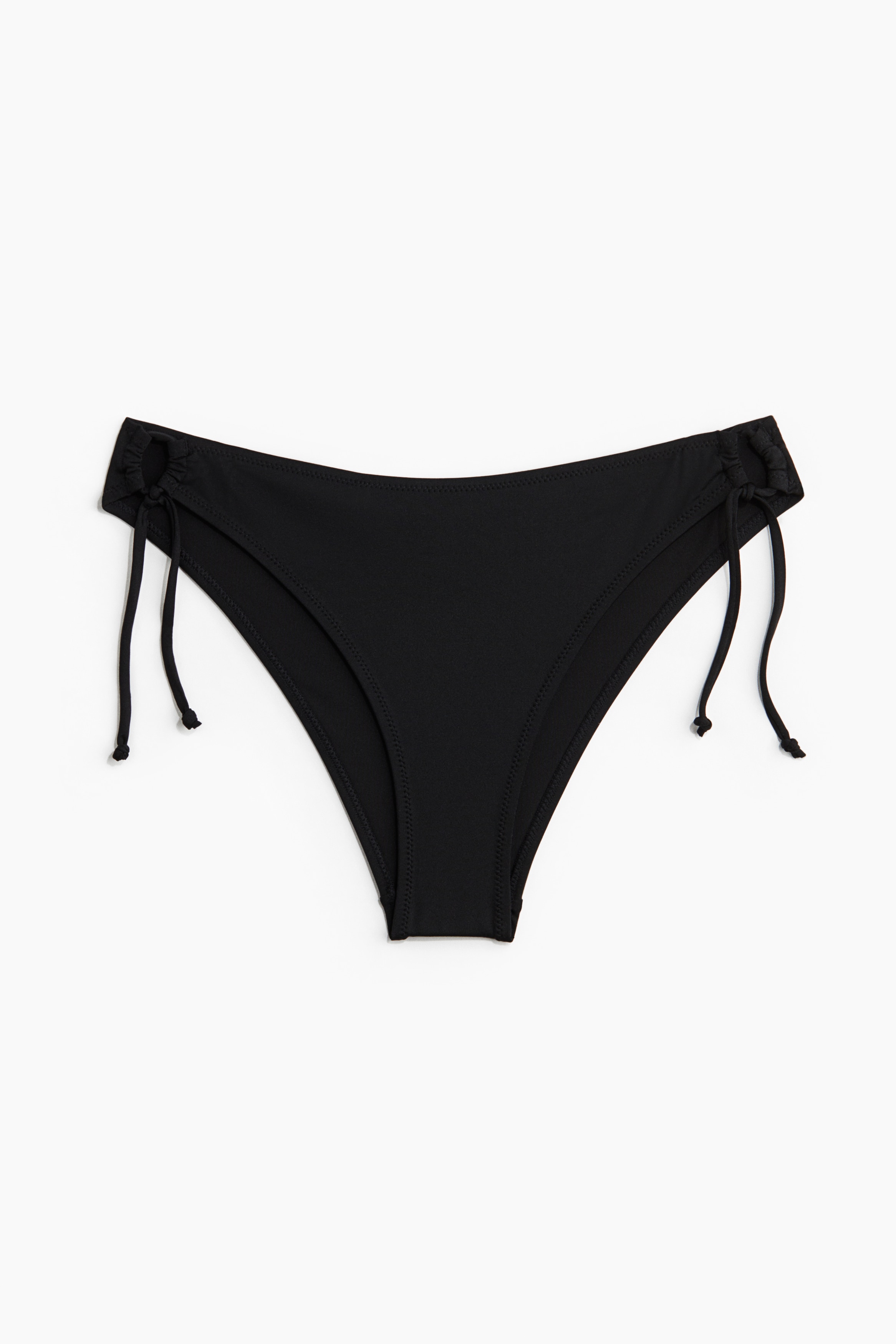 Tie tanga Cheeky bikini bottoms - Black/White/Red striped/Light pink/Striped/White/Blue striped/Black/Zebra print