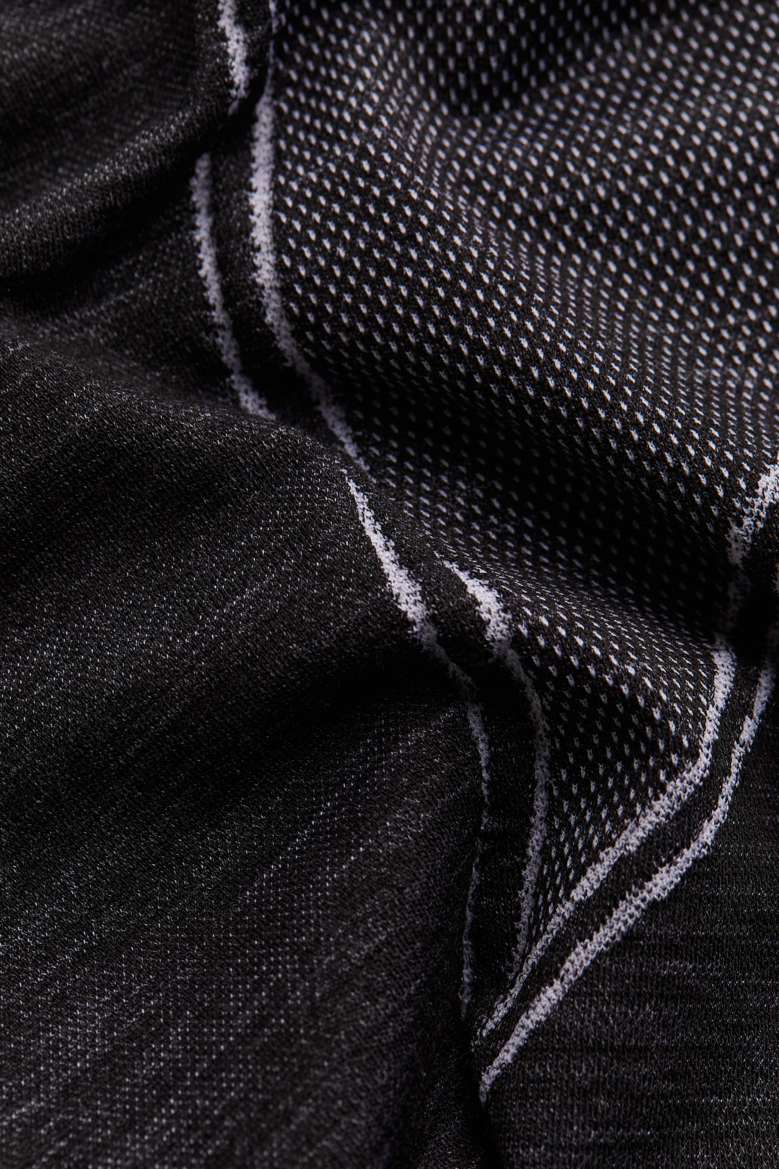 Wool Blend Base Layer Balaclava Top In DryMove™ - Dark grey marle - 2