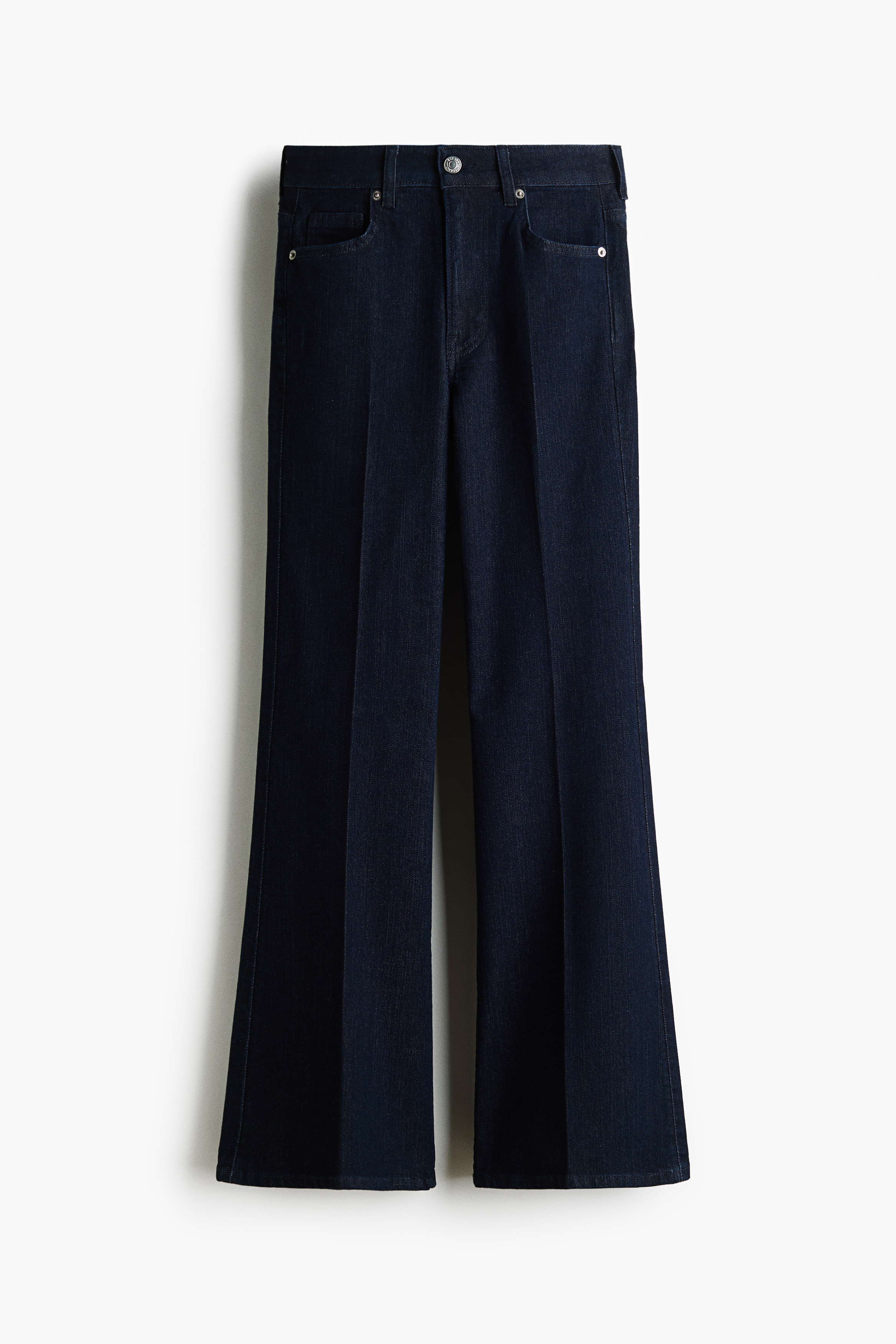 Flared High Waist Jeans - Dark denim blue/Denim blue/Denim black/Light denim blue