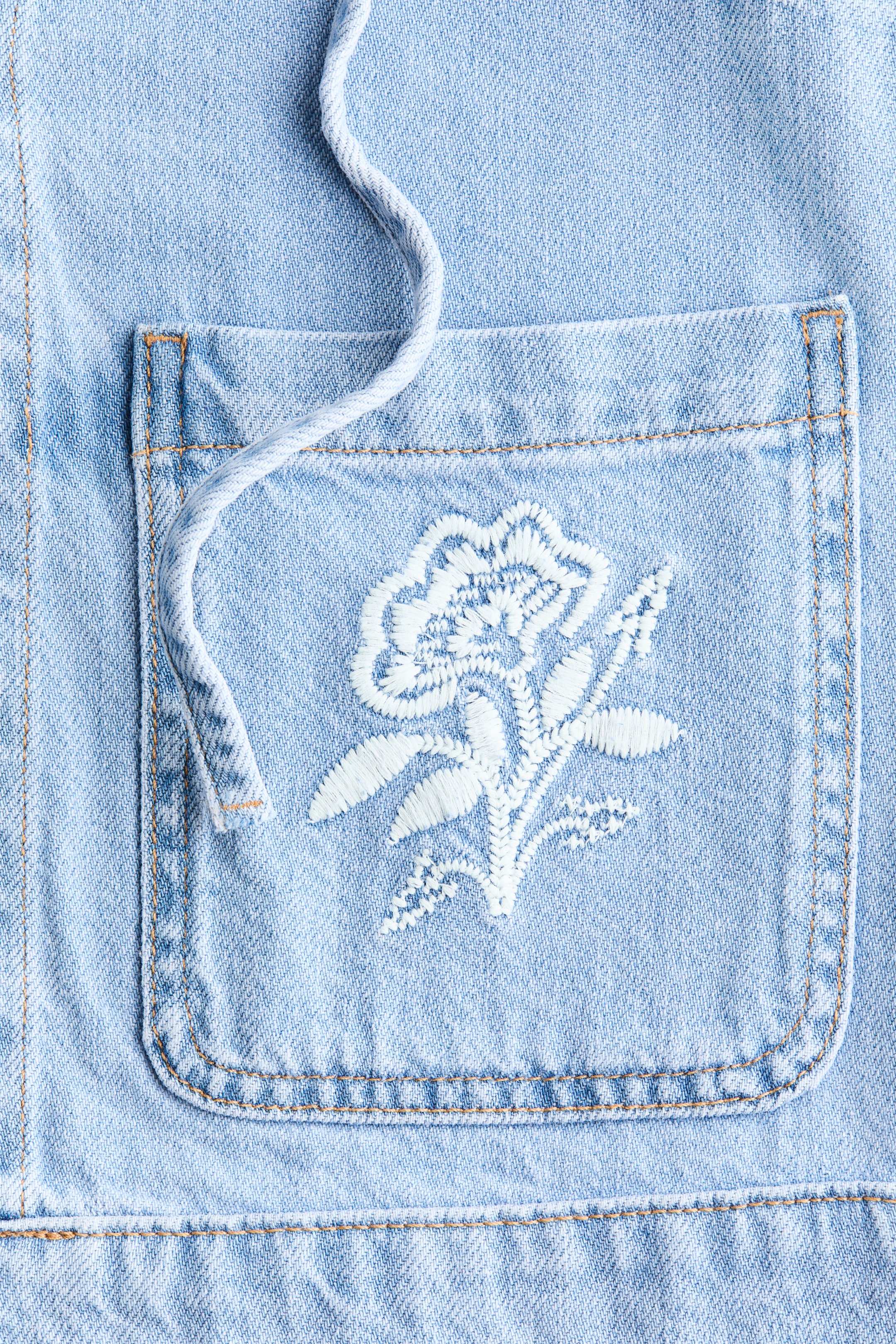 Veste à nouer en denim