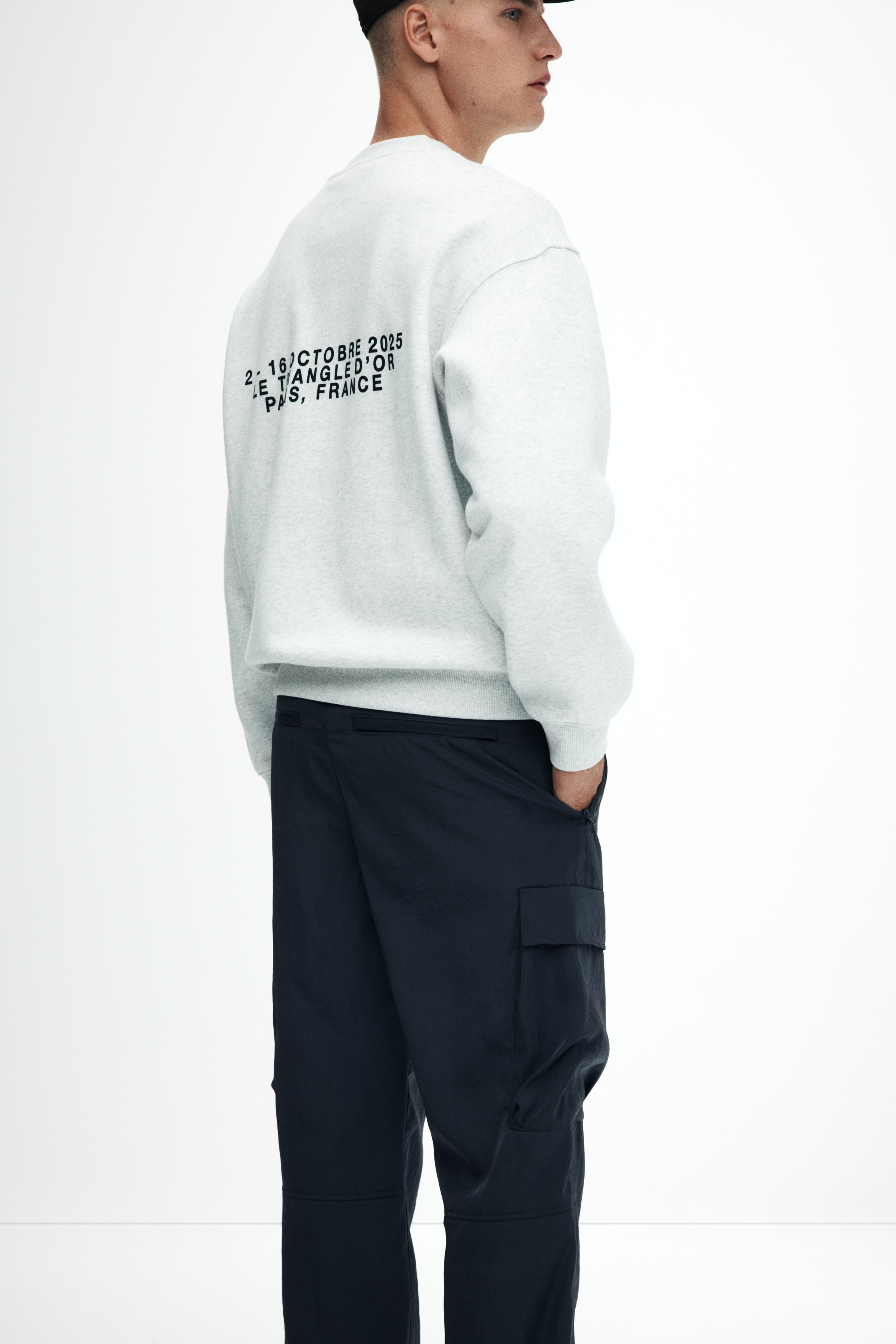 Relaxed Fit Nylon cargo trousers